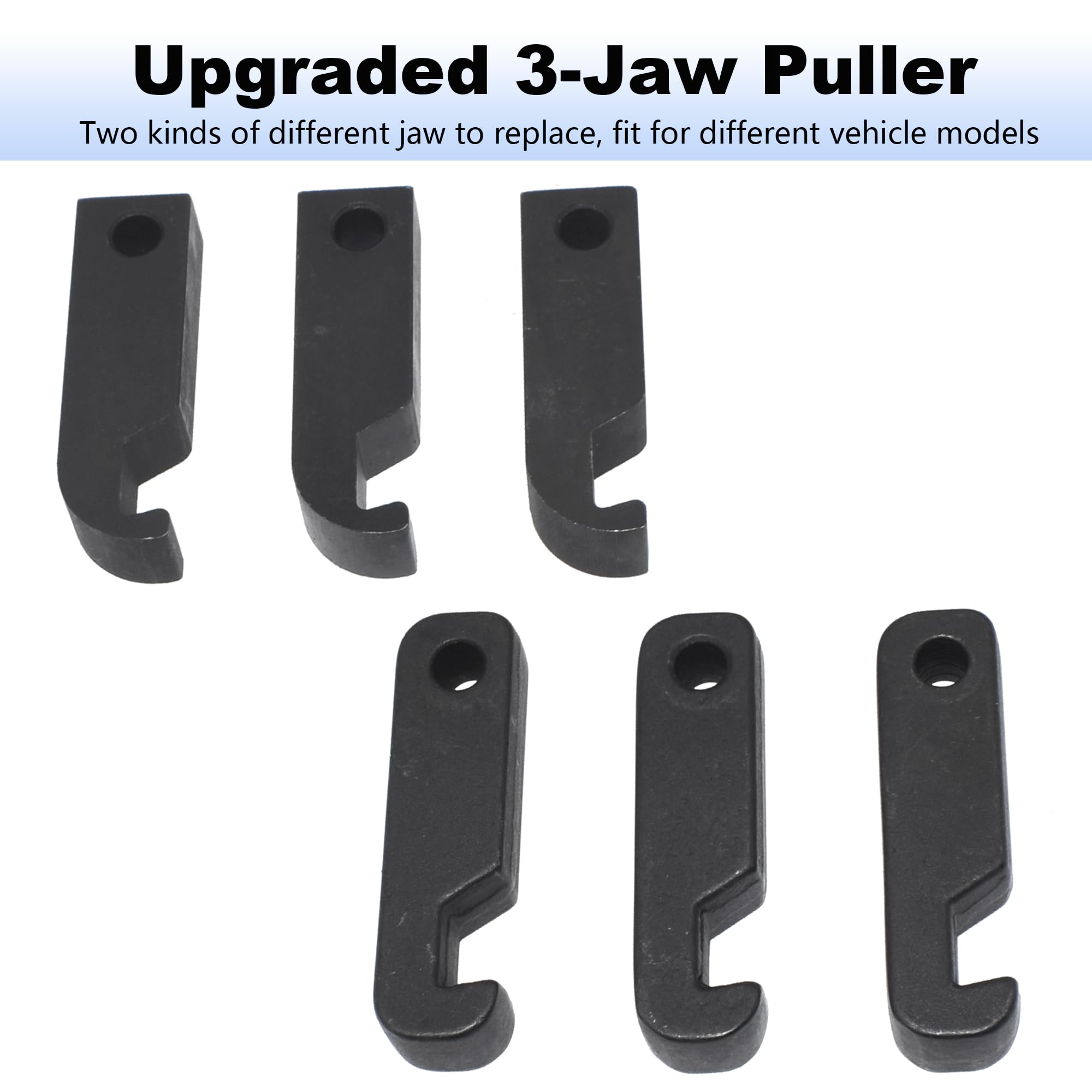 Yuesstloo Harmonic Balancer Damper Pulley Puller Kit, Compatible With Ford Gm Chrysler Cadillac Chevy Trucks Mitsubishi, Adjusta