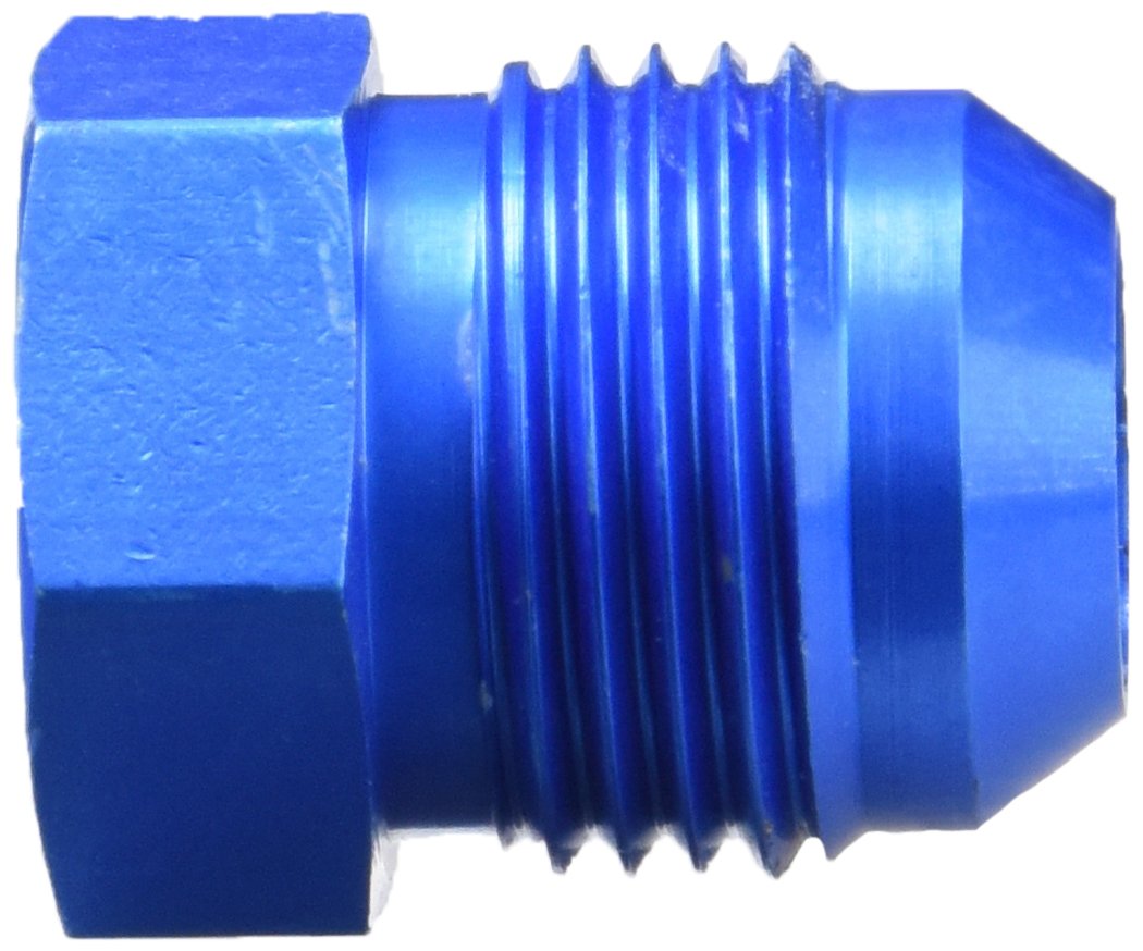Aeroquip Fcm3716 Blue Anodized Aluminum -10An Flare Plug