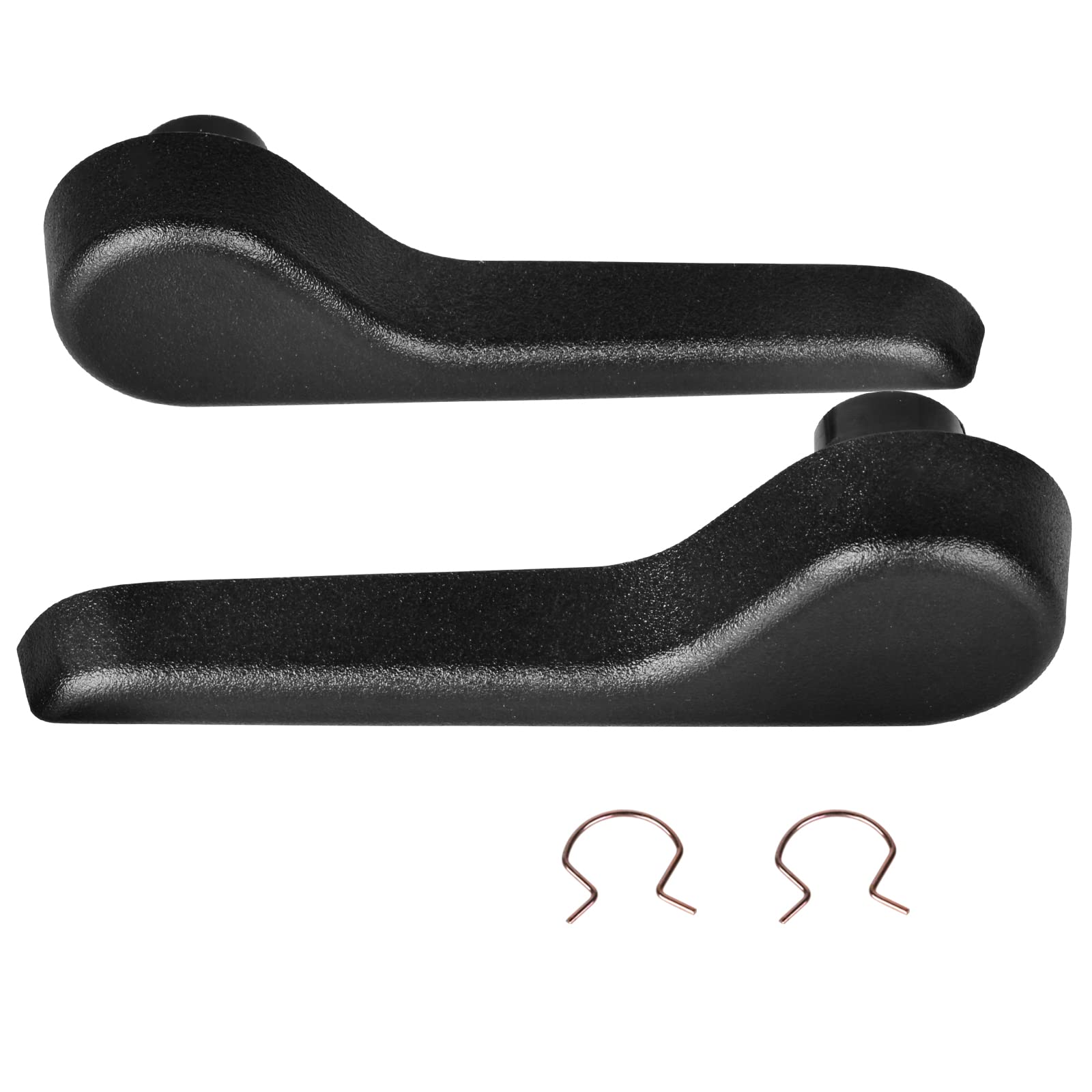 Bjyxshop 2Pcs Black Seat Recliner Handle Lever Seat Back Adjustment Front Left Right Driver Passenger Side Replacement For Chevy
