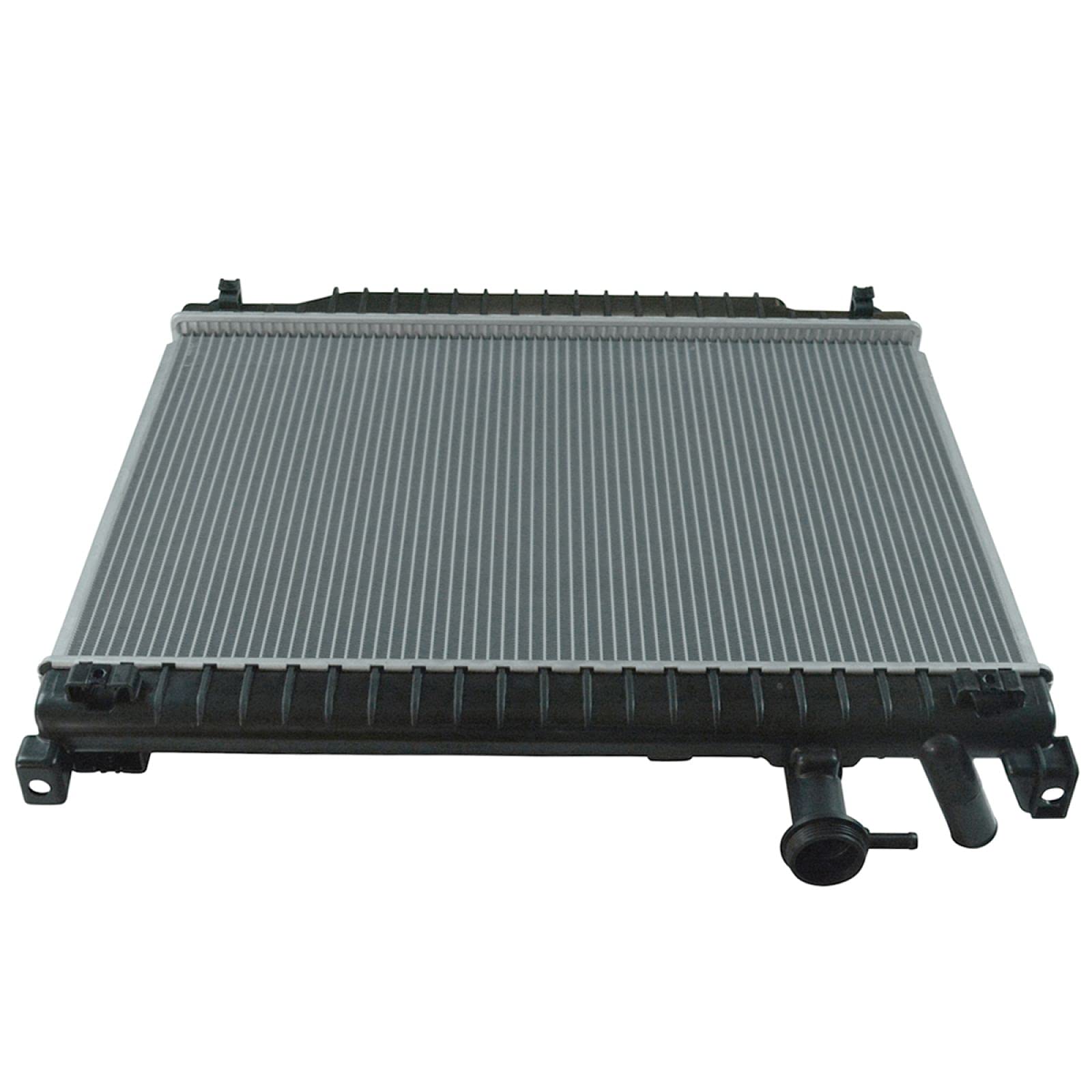 Trq Radiator Assembly Aluminum Compatible With 04-07 Buick Rainier 06-09 Chevrolet Trailblazer 03-06 Trailblazer Ext 05-09 Gmc E