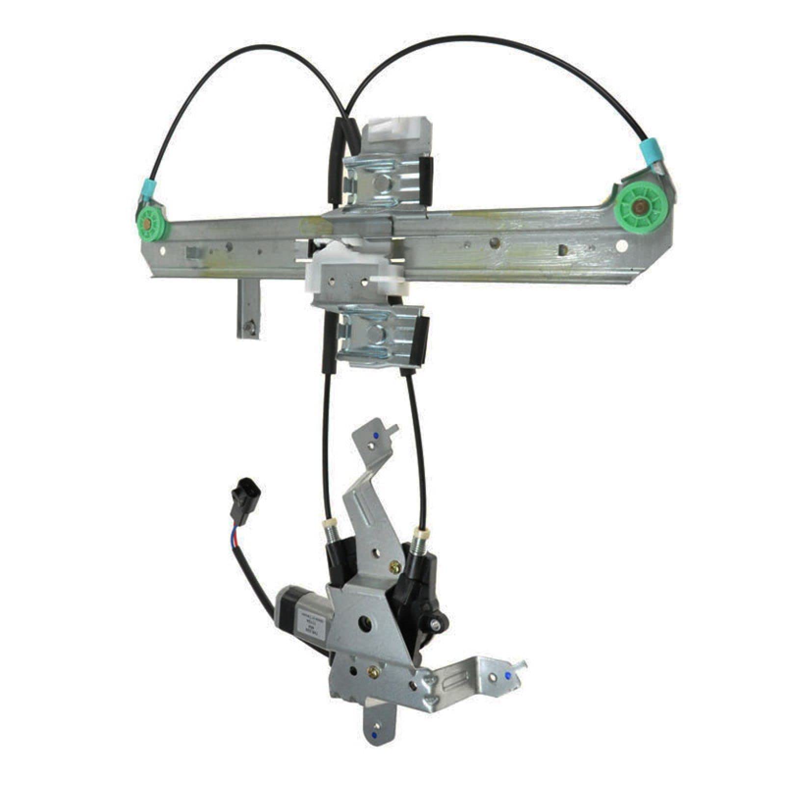 Trq Rear Right Power Window Regulator & Motor Assembly Passenger Side Compatible With 2002-2006 Cadillac Escalade 2000-2006 Chev