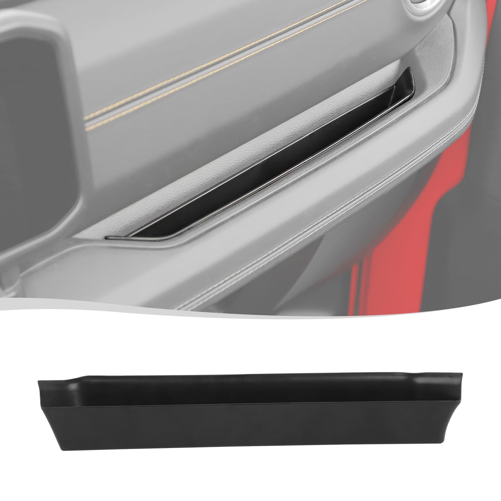 Voodonala For Jeep Jl Jlu 2024+ Grabtray Passenger Tray Organizer Grab Handle Storage Box For Jeep Wrangler Jl Jlu 2024+ Gladiat