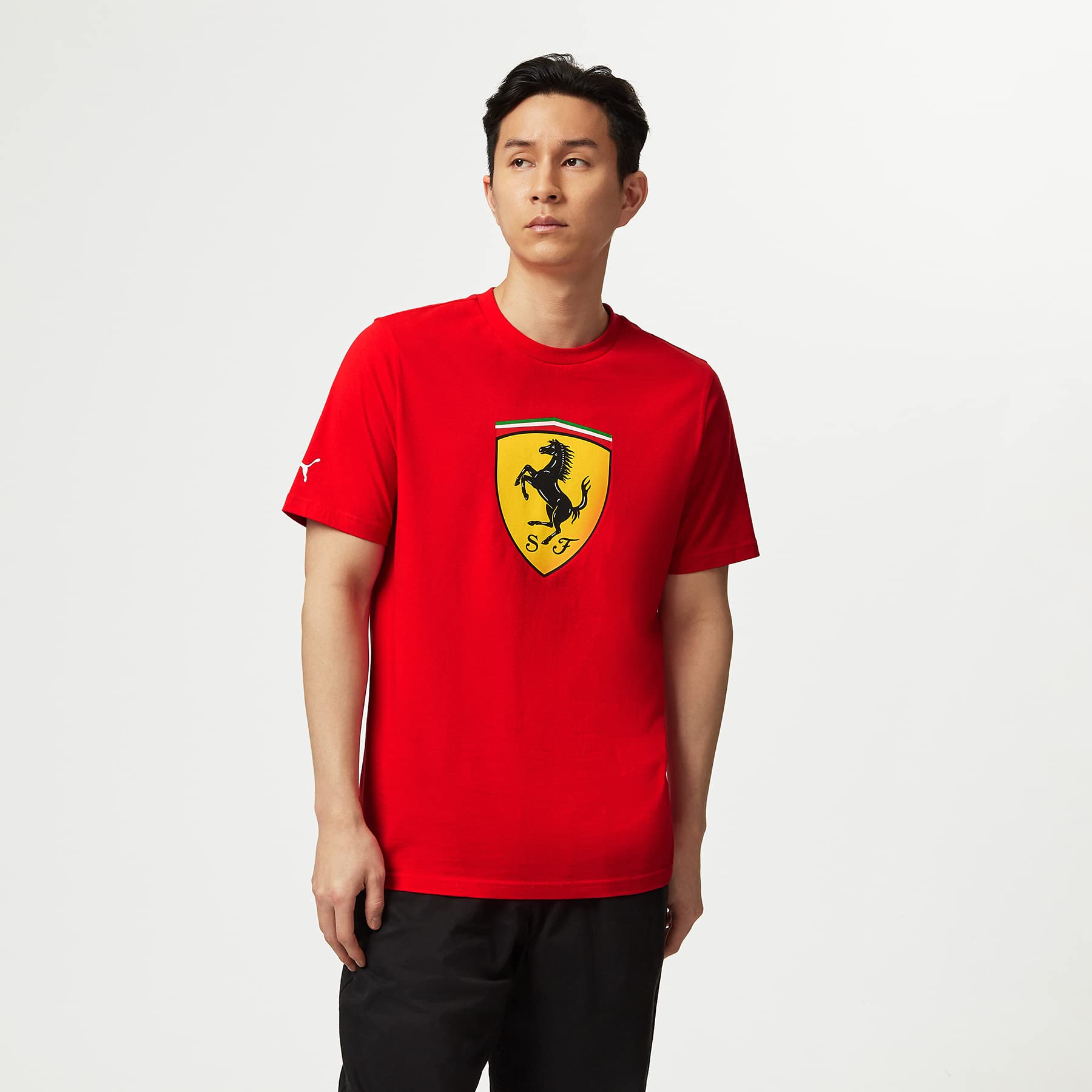 Scuderia Ferrari - Shield T-Shirt - Men - Red - Size: M