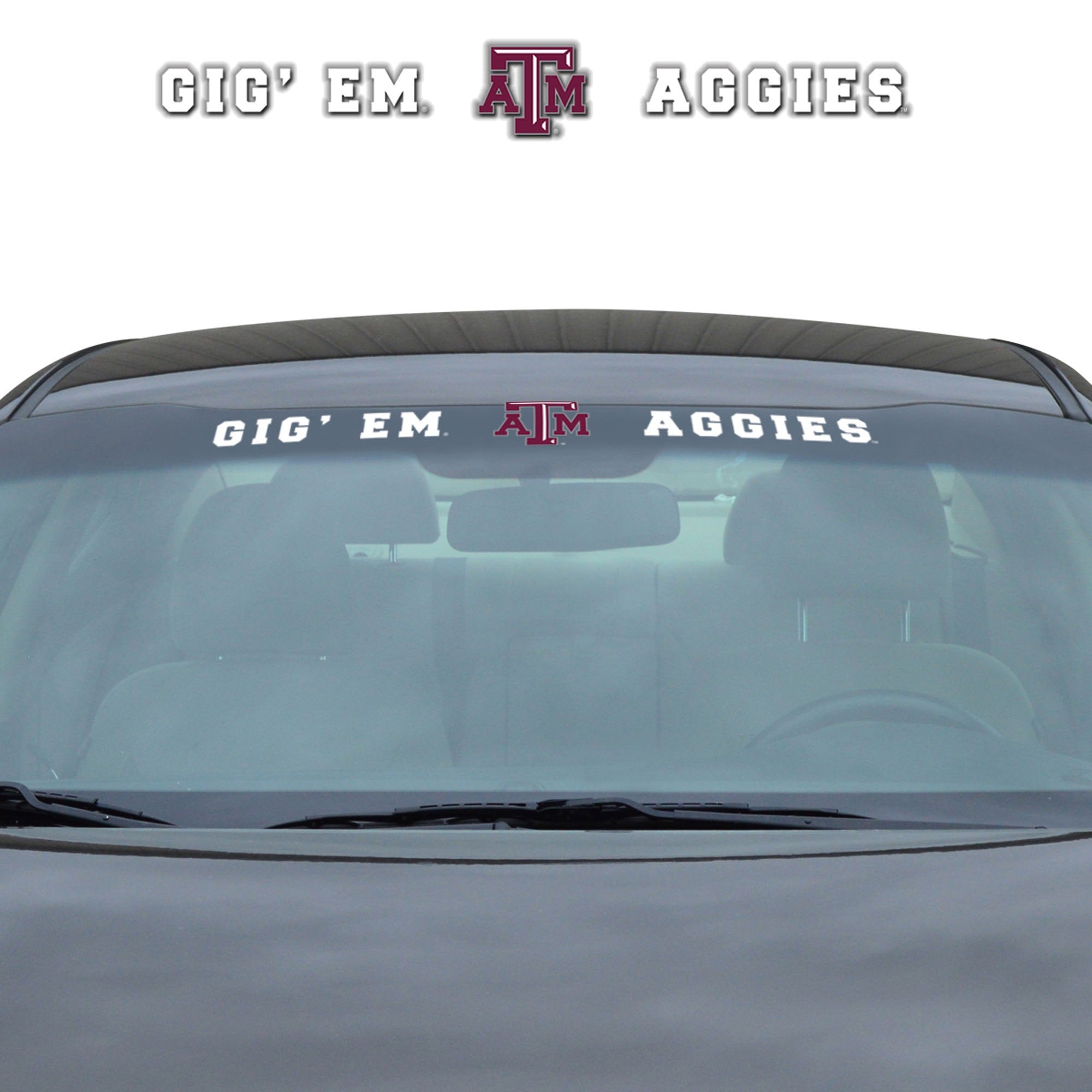 Fanmats, Texas A&M University Windshield Decal
