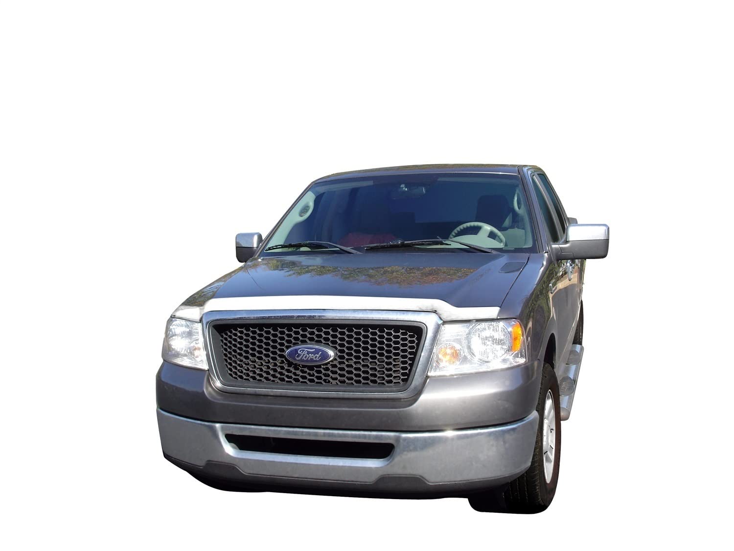 Auto Ventshade [Avs] Aeroskin / Hood Protector | Fits 2004 - 2008 Ford F-150, 1 Pc. | Chrome - 622009