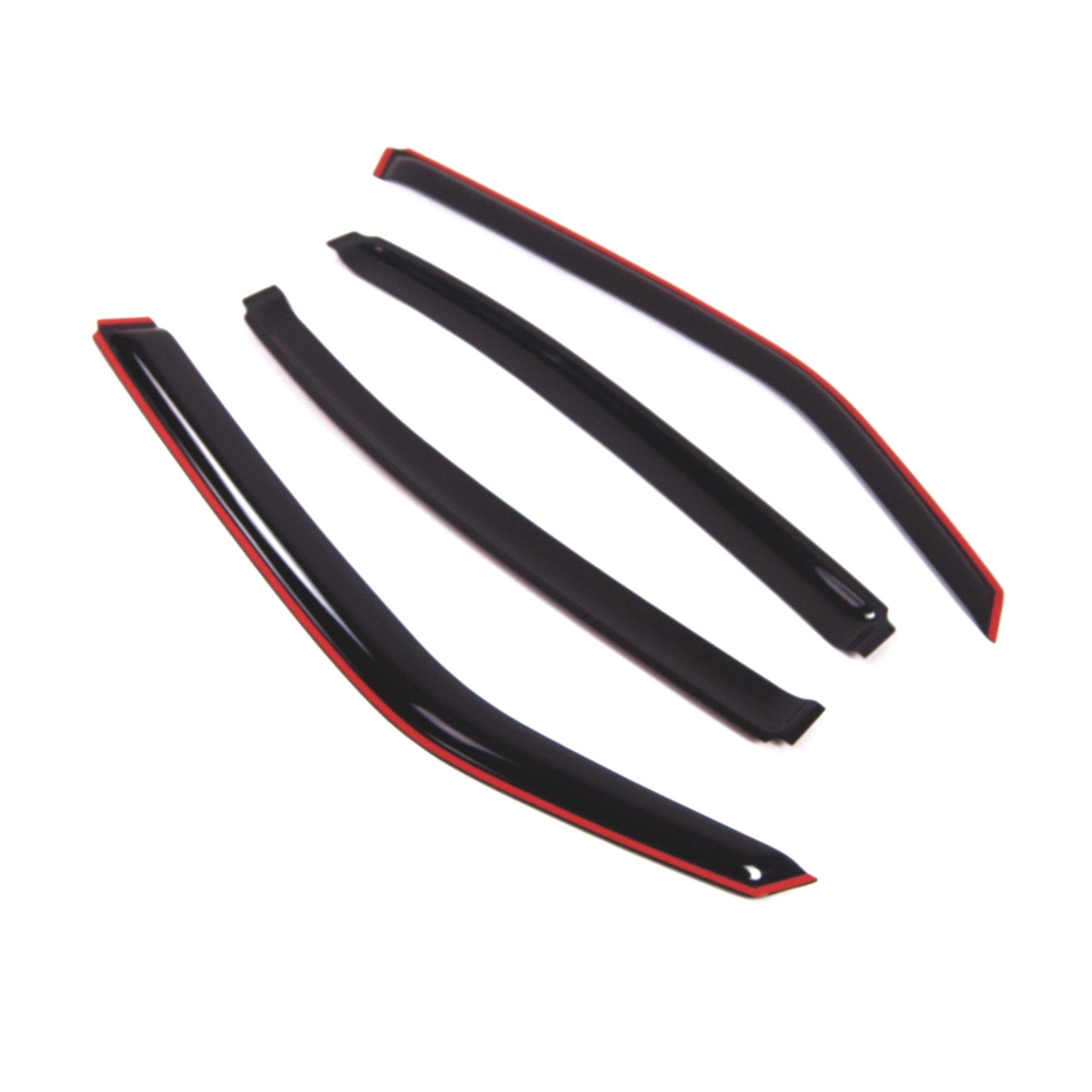 Tuningpros In-Channel Window Vent Visors Rain Guards Compatible With Dodge Charger 2006-2010 | Side Window Wind Deflectors Rain