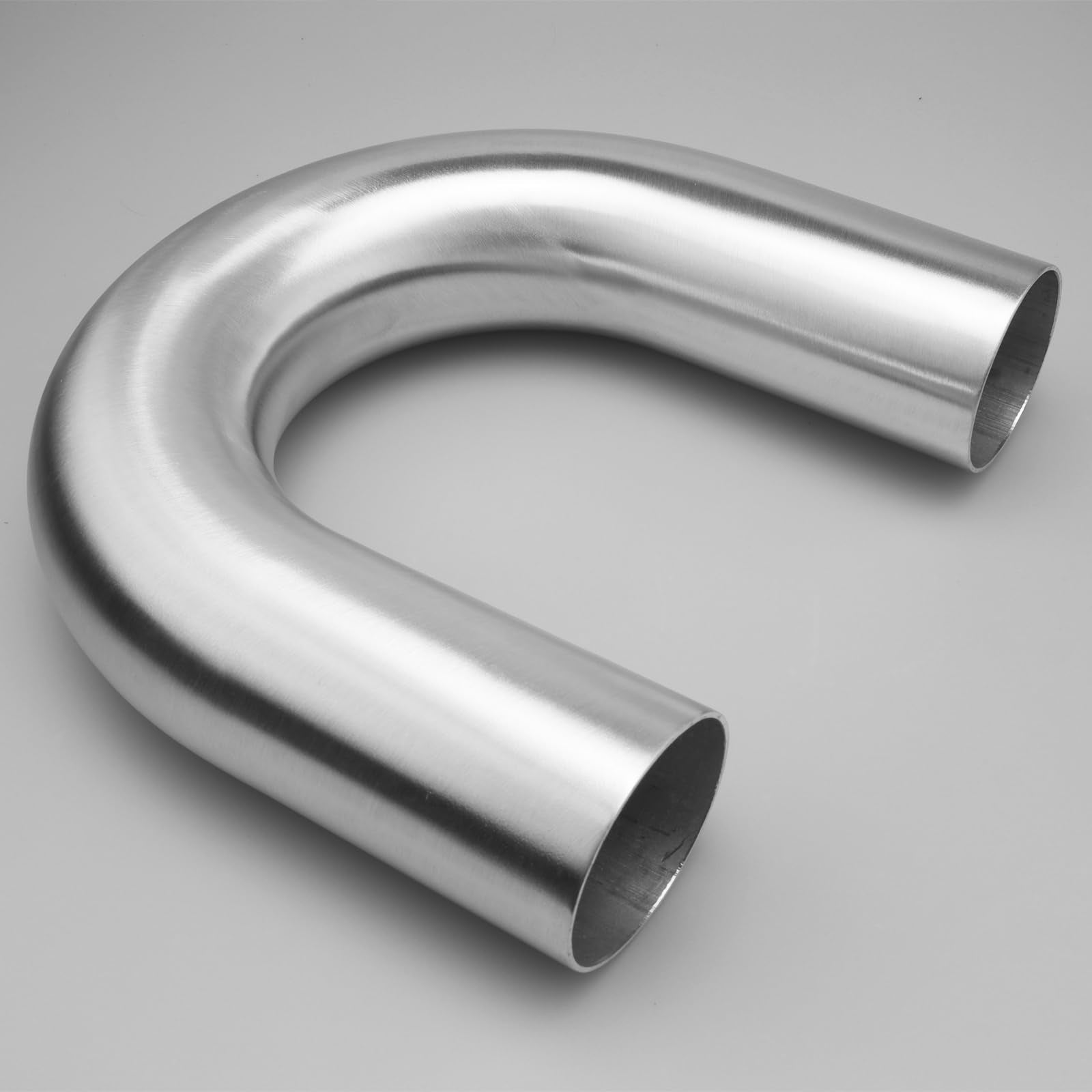 Ac Performance 2.5'' (63Mm) Od 180 Degree Aluminum Elbow Intercooler Pipe Air Intake Tube, 1.5D Radius, Center To Center Distanc