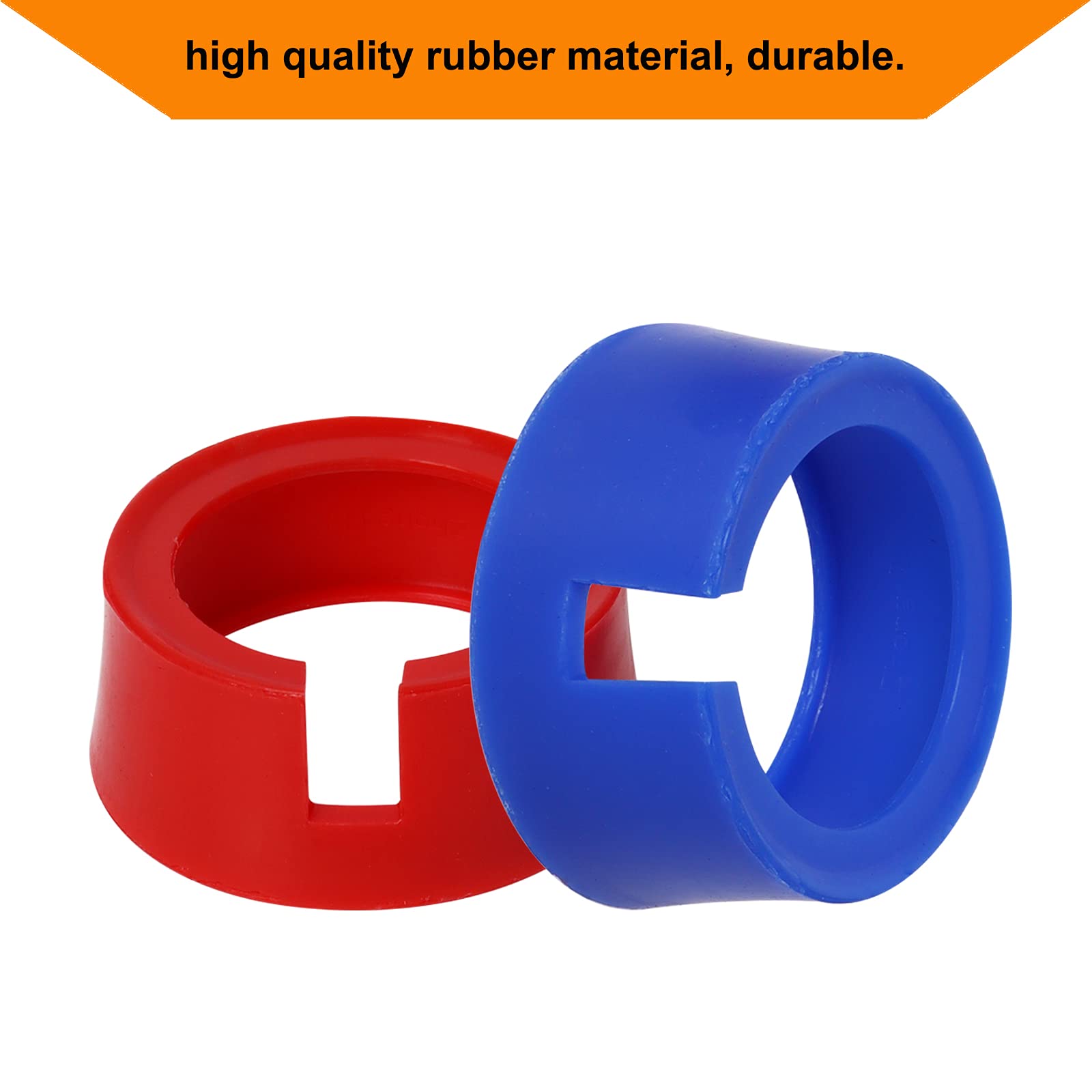 49190 Boot For Yellow Jacket Hvac Gauge Boots 3-1/8' Gauge 1 Pair Red Blue Ac Gauges Protective Cover