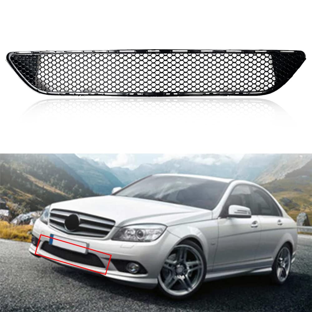 Matmacro Front Bumper Grille Compatible For Mercedes Benz W204 C Class Front Grill C230 C300 C350 Amg 2008 2009 2010 2011 2048850153