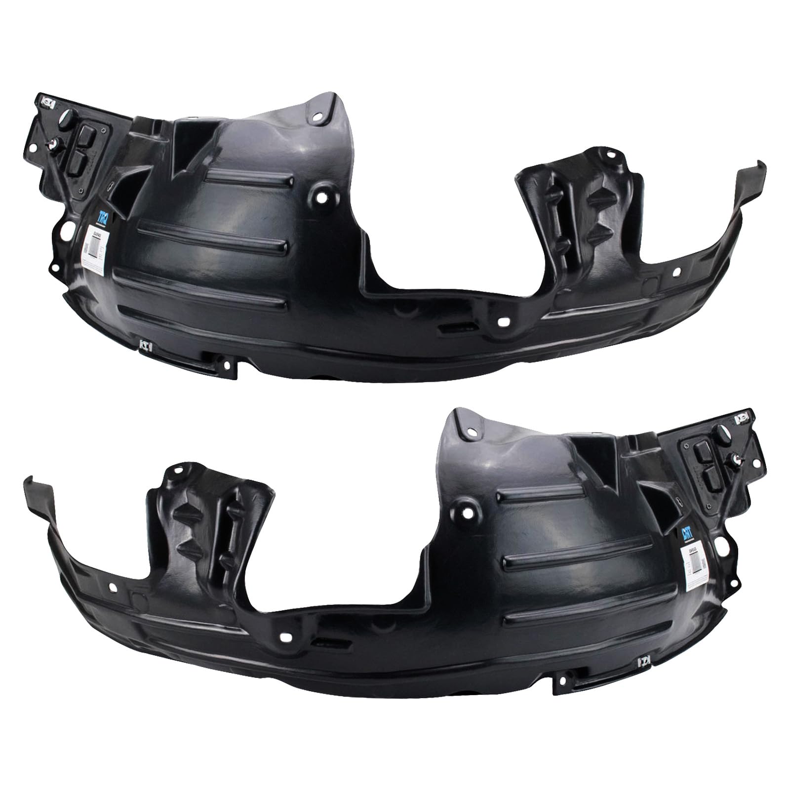 Trq Front Inner Fender Liner Set Compatible With 2015-2017 Honda Fit Ho1248160 Ho1249160