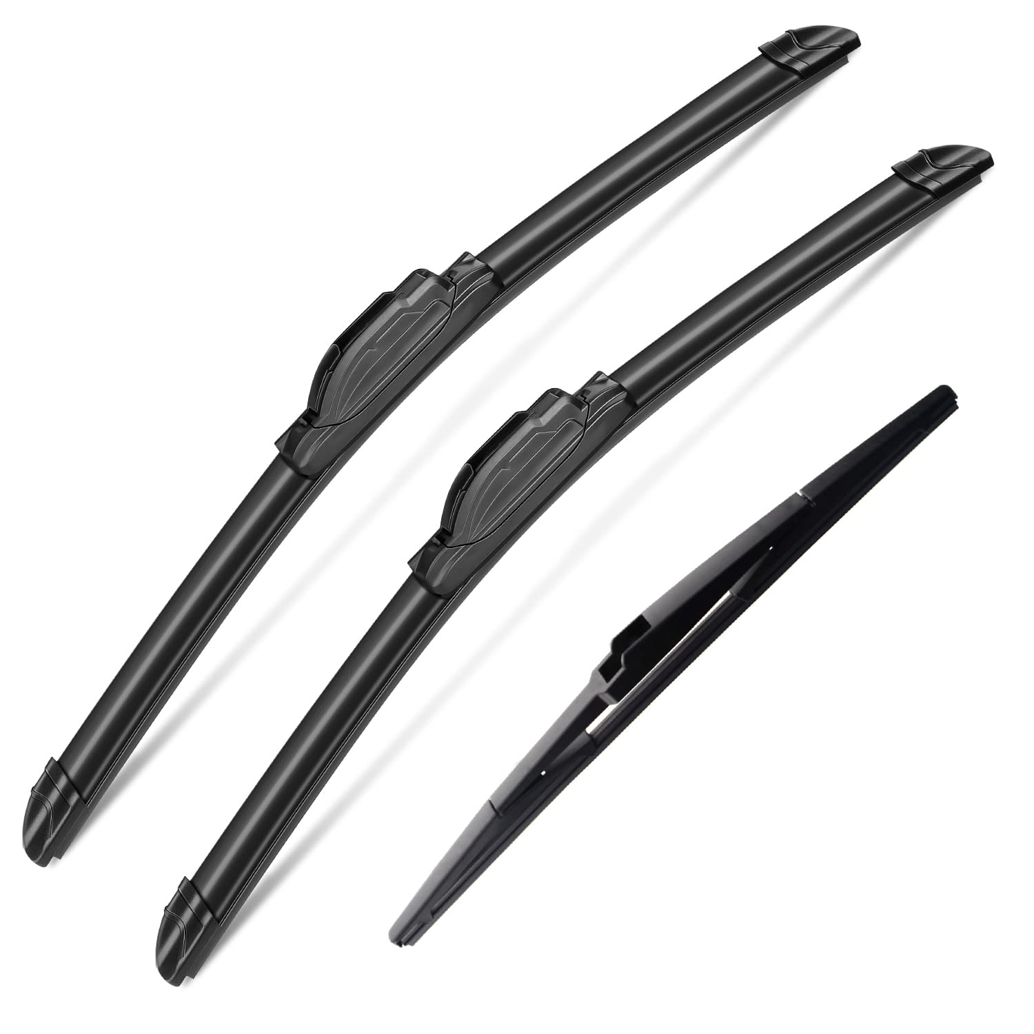 3Pcs Windshield Wiper Blades For Toyota Prius 2004 2005 2006 2007 2008 2009, Original Equipment Automotive Replacement Windshiel
