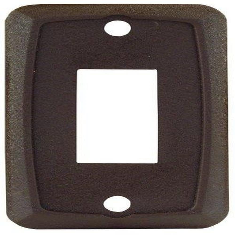 Jr Products 12865 Brown Single Switch Face Plate