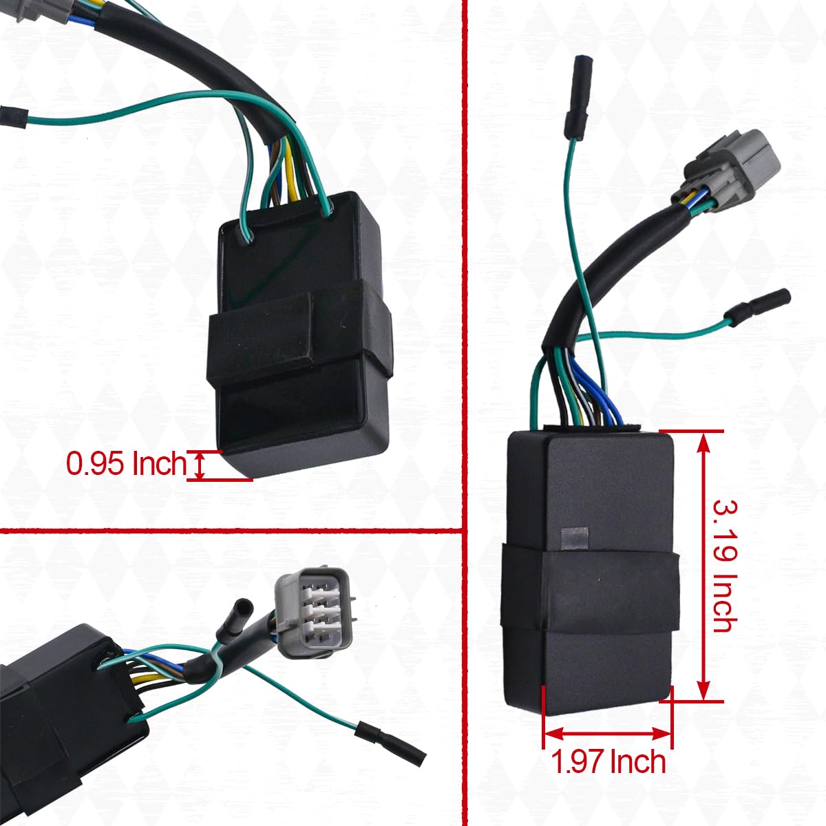 30410-HN5-671 CDI Box Fits for Honda Rancher TRX350 TRX 350 TRX350FE TRX350FM TRX350TE TRX350TM 2x4 4x4 ES/S 2000-2005 30400-HN5