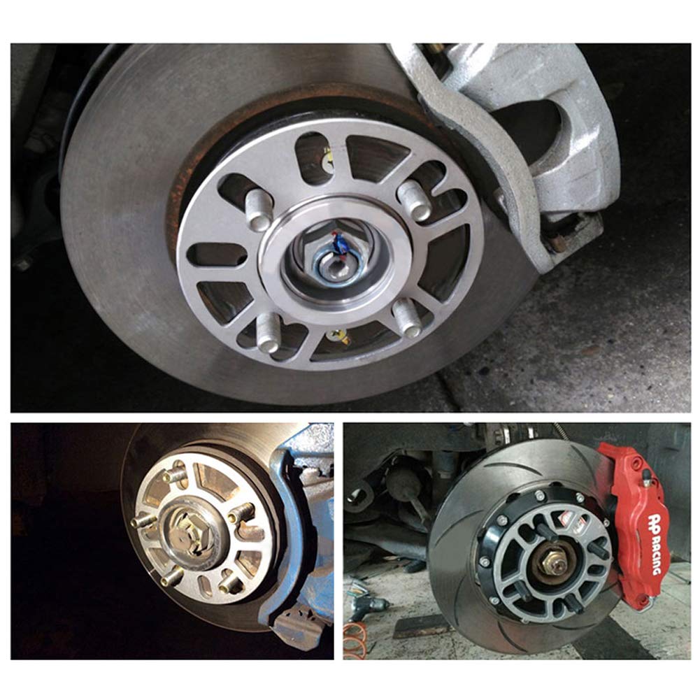 Dcvamous 4Pc 5X108 5X110 5X112 5X114.3 5X115 5X120 5X127 5X130 5X4.25 5X4.5 5X4.75 5X5 Universal Wheel Spacers 1/4 Inch (6Mm) Co