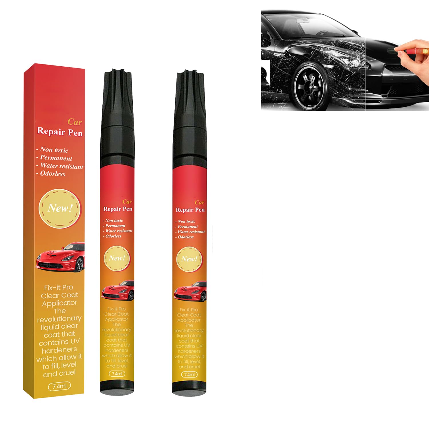 All Cars Magic Pen For Car Scratches, Magic Car Scratch Removal Pen, Allcarsfix Magic Pen, Weatherproof Touch Up Paint Pen, Car 
