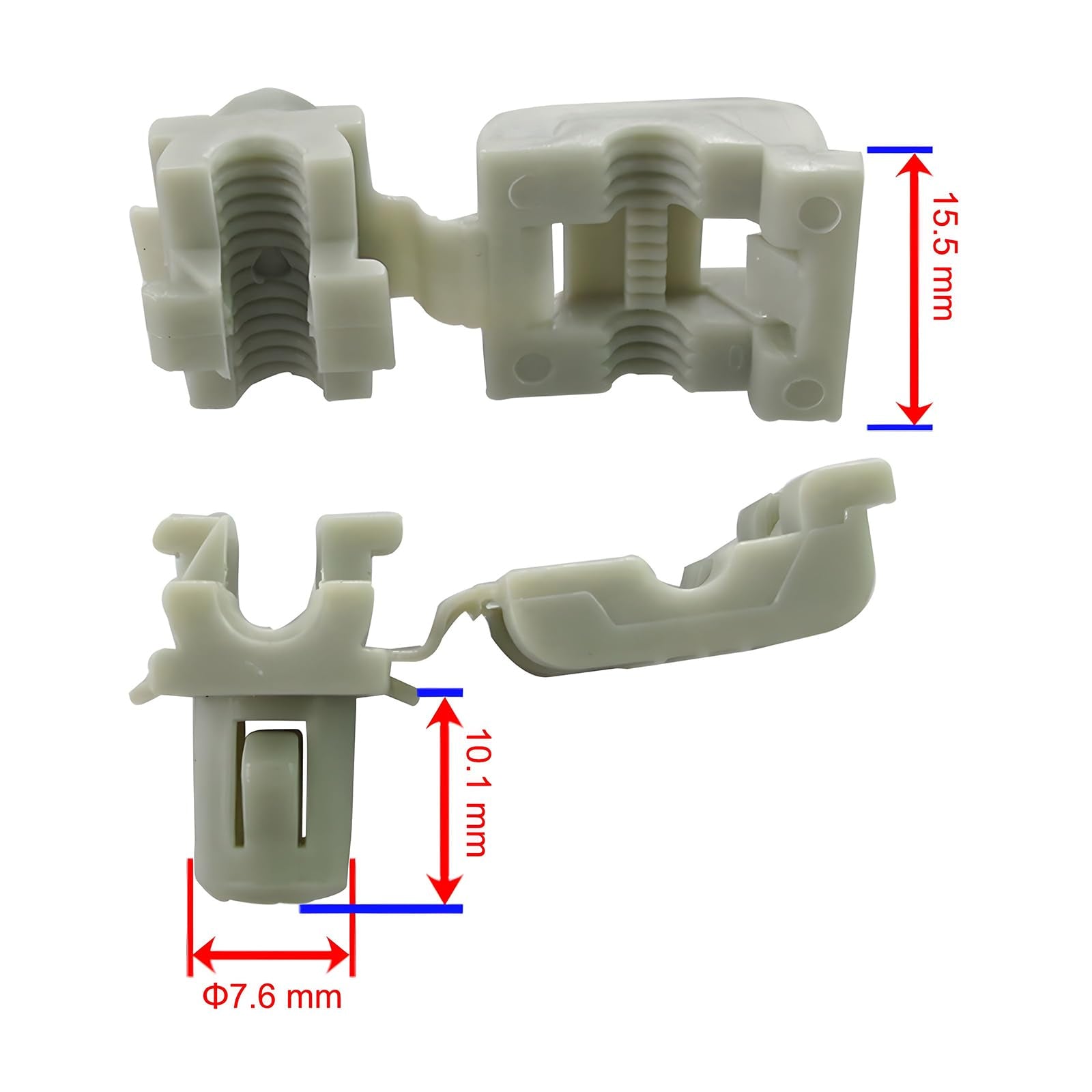 20 Pcs Door Lock Rod Clips Tailgate Handle Rod Retainers Fits 5/32'' Rod for GM 16629990 16675980 for Chevrolet Avalanche for Ca