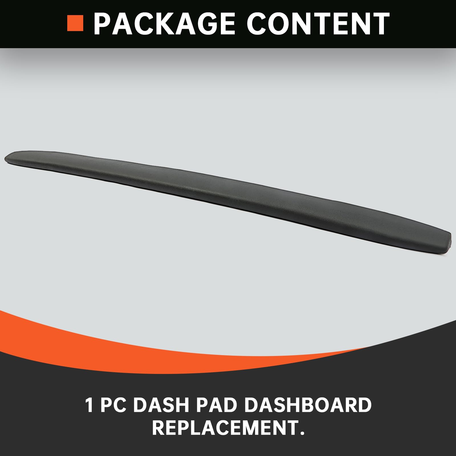 Kojem Dash Pad Dashboard Replacement Compatible With 1967-1972 Chevy Chevrolet Blazer Gmc C10 Truck Black