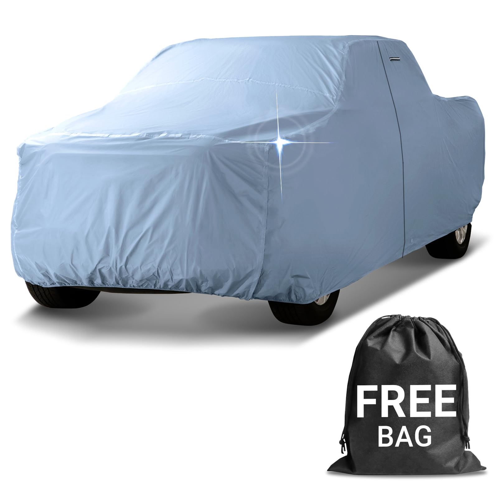 iCarCover 30-Layer Premium Truck Car Cover Waterproof All Weather | Rain Snow UV Sun Protection Full Car Covers | F-250, F-350 C