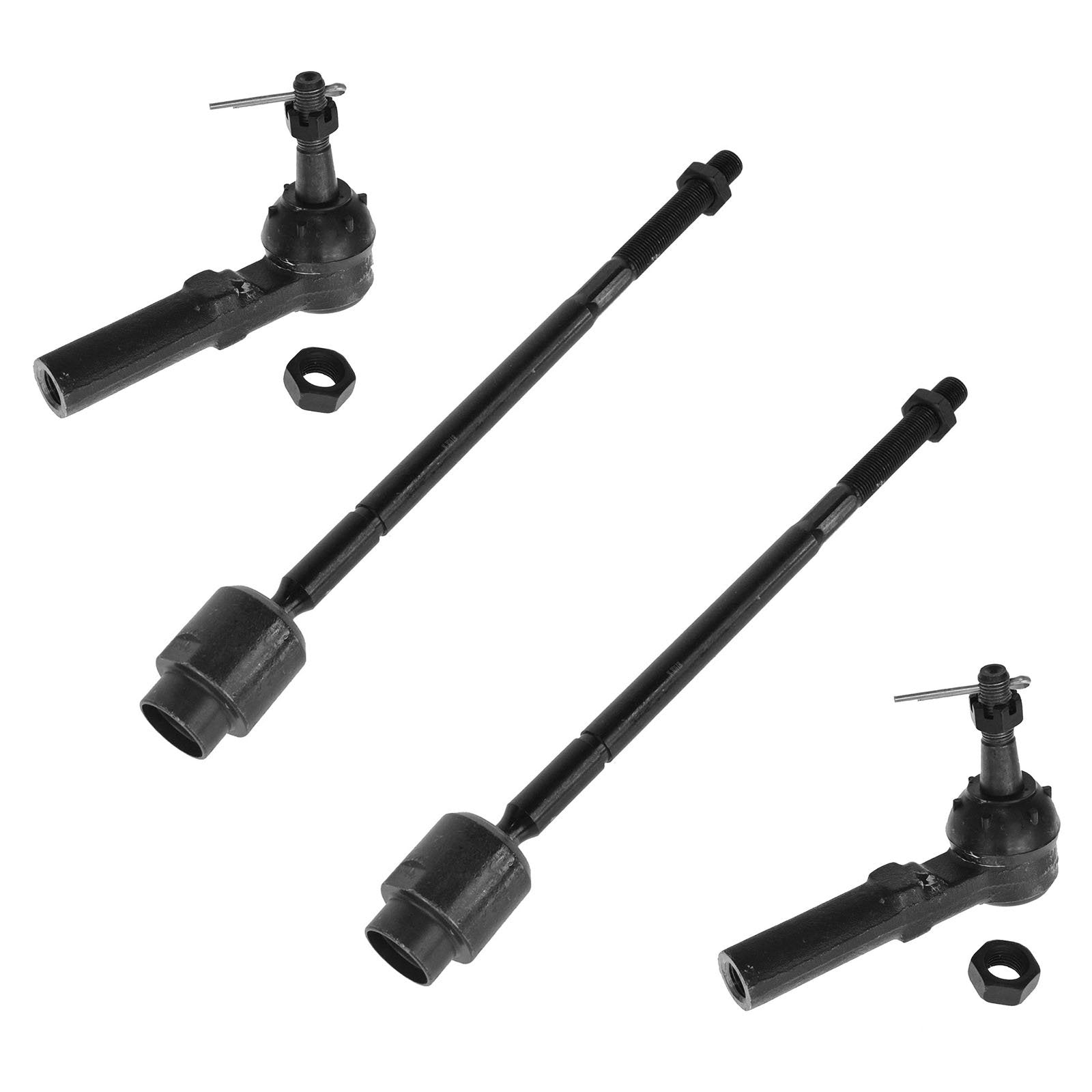 Trq Tie Rod End Inner Outer Kit Set Of 4 For Chevy Buick Pontiac Oldsmobile