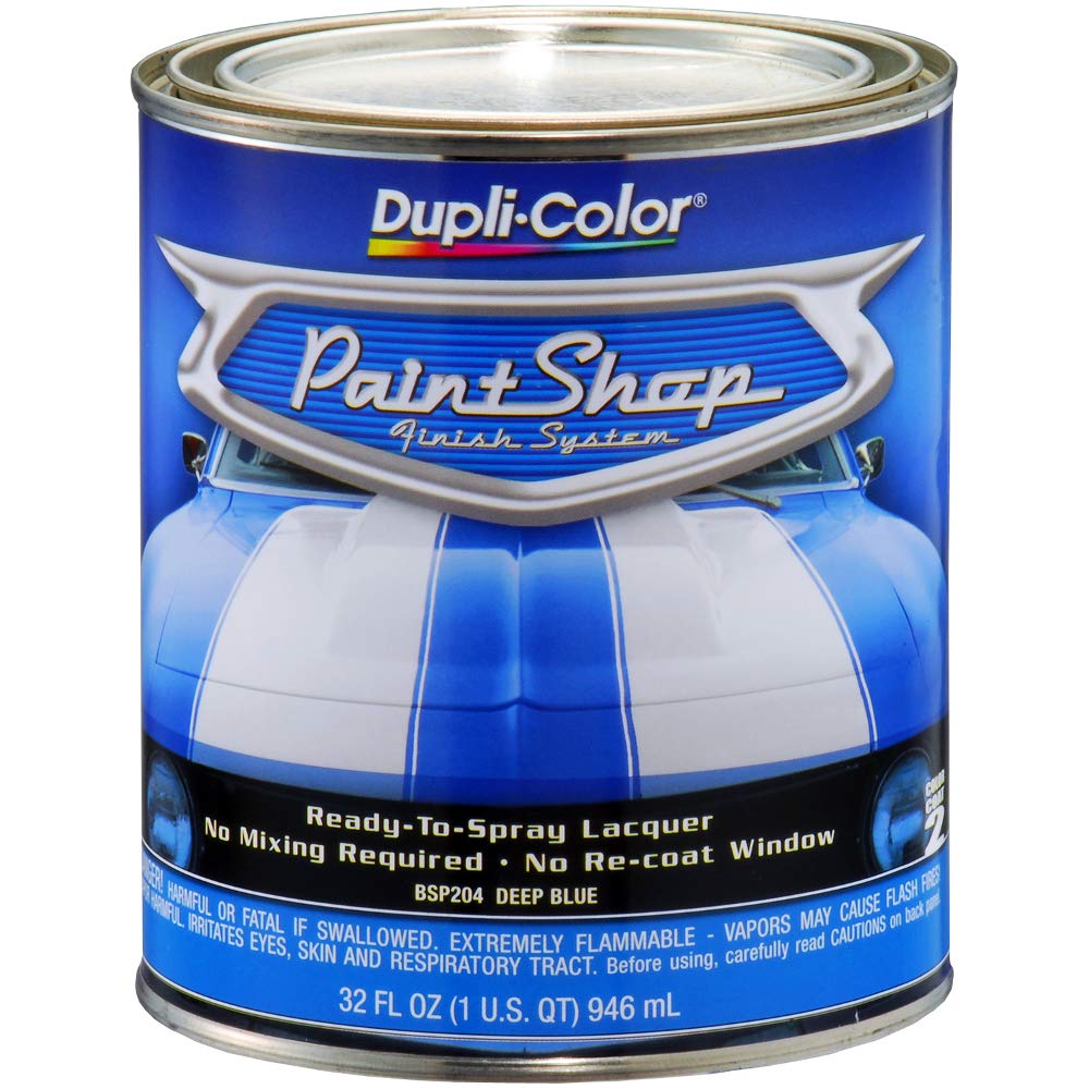 Dupli-Color Bsp204 Paint Shop Finish System Base Coat - Deep Blue Metallic - 32 Oz. Automotive Paint