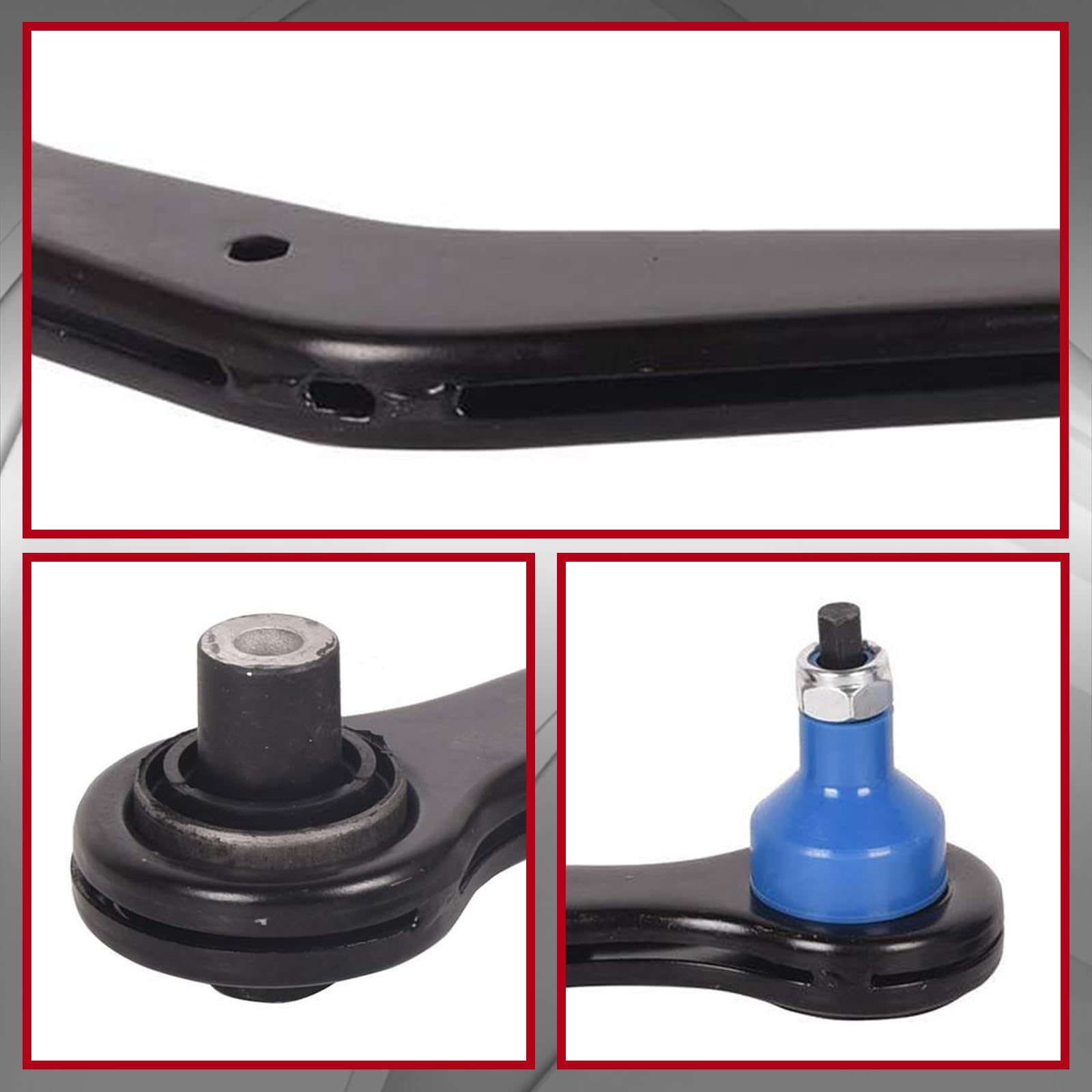 Bapmic Rear Left & Right Upper Rearward Control Arm Suspension Kit Replacement for BMW E53 X5