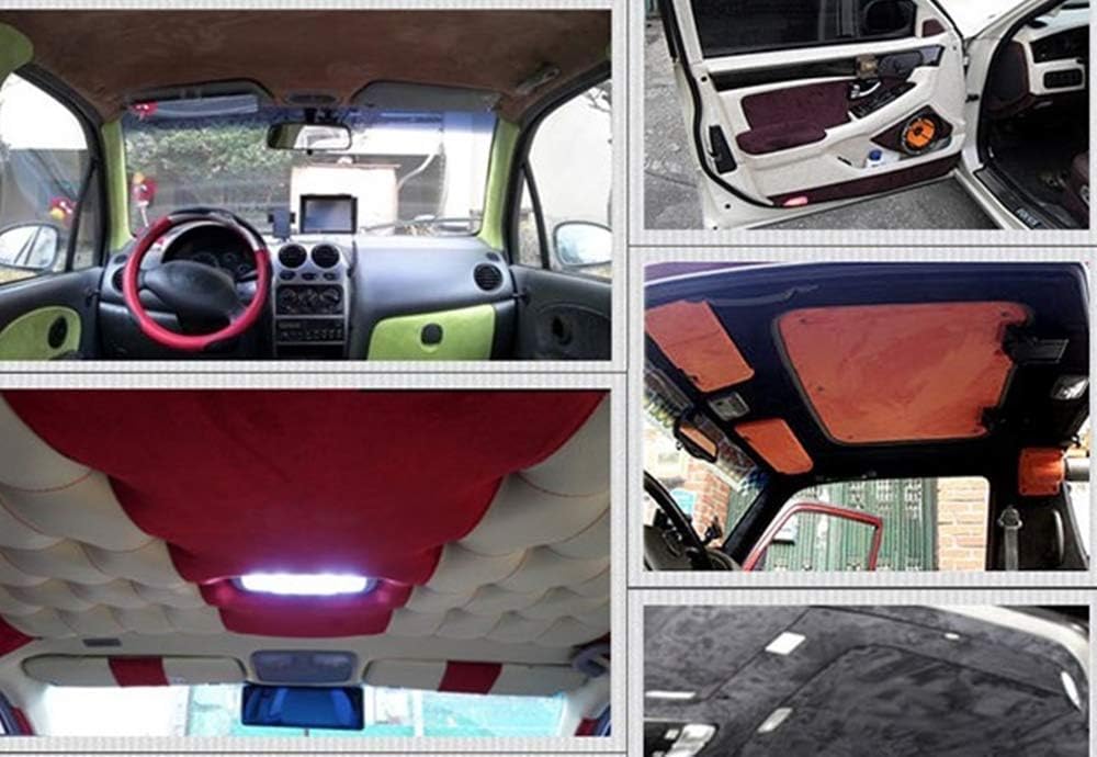 Jnk Networks Suede Fabric Wrap - Self Adhesive Film Sticker 16 X 55 Inches Silky Decal Sheet For Car Interior Furniture Upholste