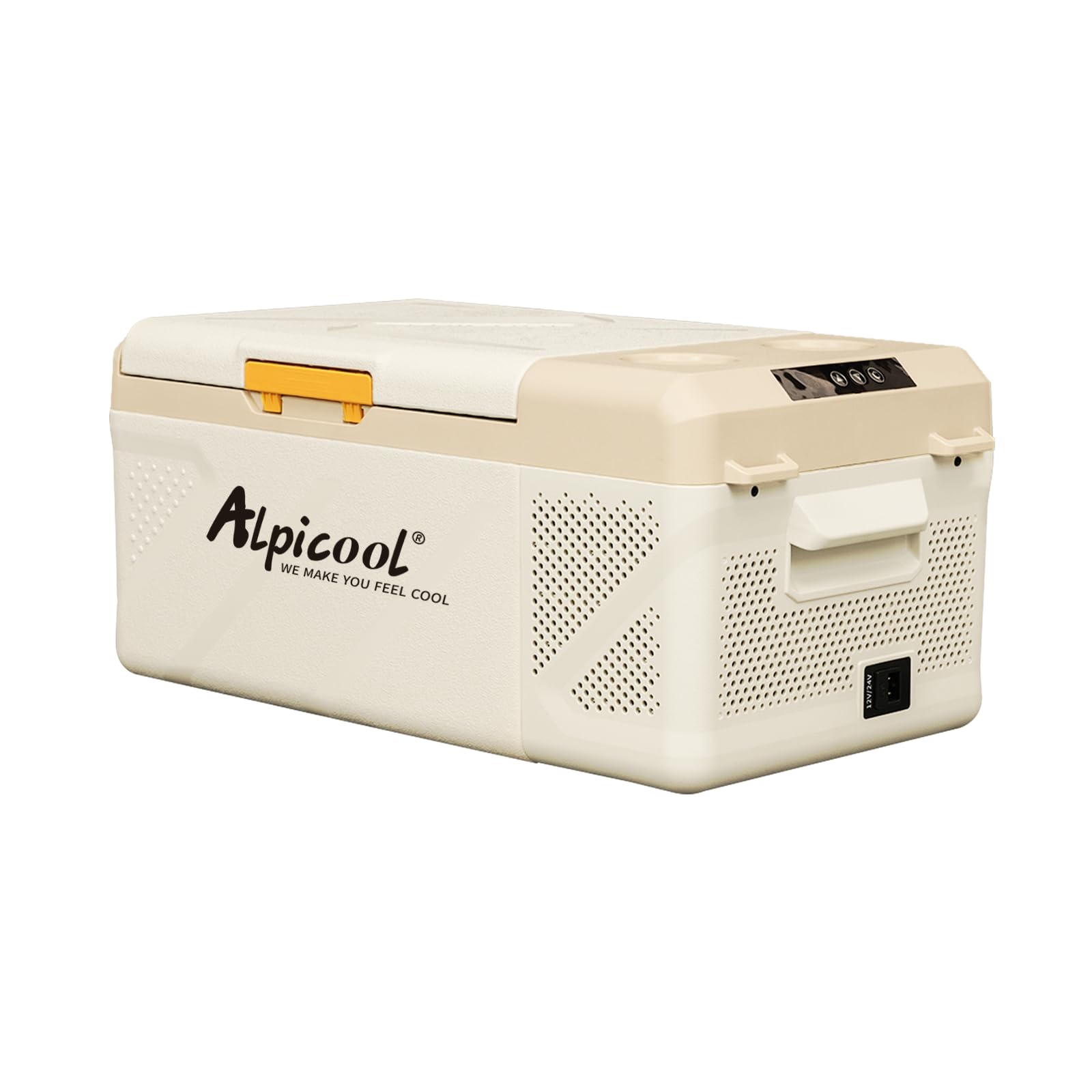 Alpicool Km15 Portable Freezer, 12 Volt Car Refrigerator, 17 Quart (15.9 Liter) Fast Cooling Fridge, 12/24V Dc And 100-240V Ac F
