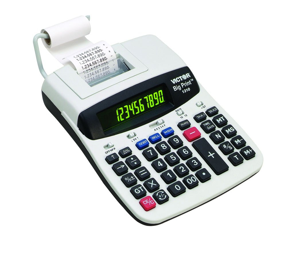 Victor 1310 Big Print Commercial Printing Calculator