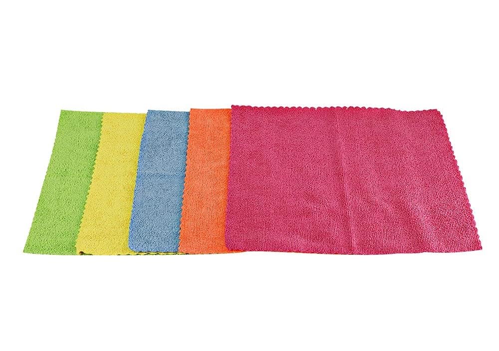 JOY FEEL Microfiber Cloth (Set of 4) | 250 GSM Thick Lint & Streak Free Multipurpose Automotive Microfibre Towels for Car & Bike