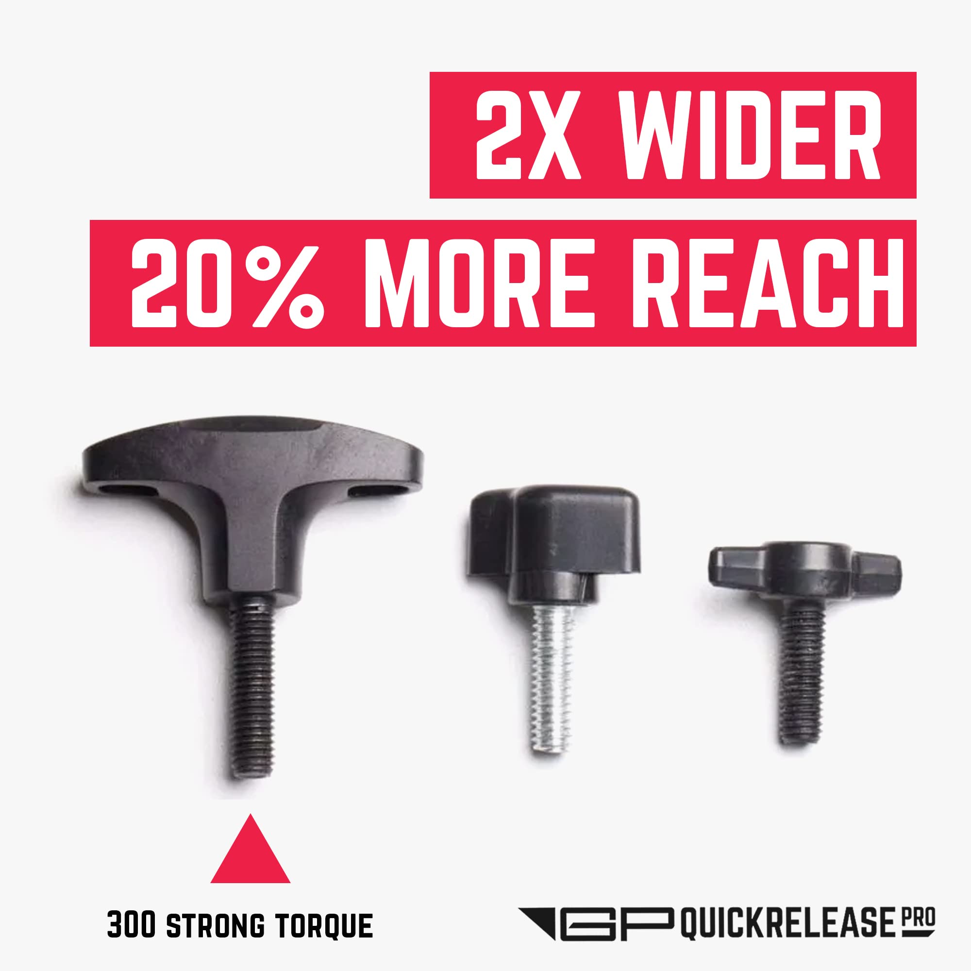 GPCA - Quick-Release Tie Down Anchor/T-Handle M8 25mm for Fast Bronco Top Removal Lift, Truck Tie Downs Anchor, Ford Bronco Acce