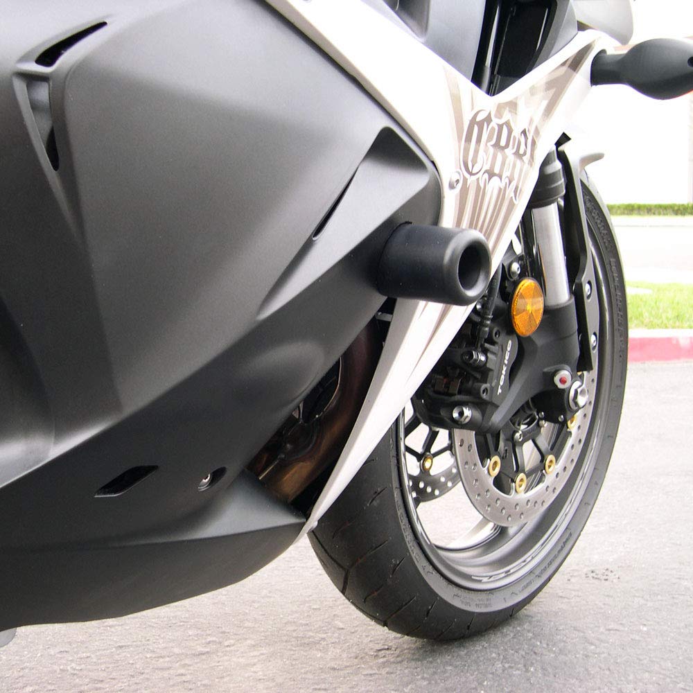 Shogun Honda Cbr600Rr Cbr600 Cbr 600 Rr 2009 2010 2011 2012 Black Complete Frame Slider Kit Includes Frame Sliders Swing Arm Spo