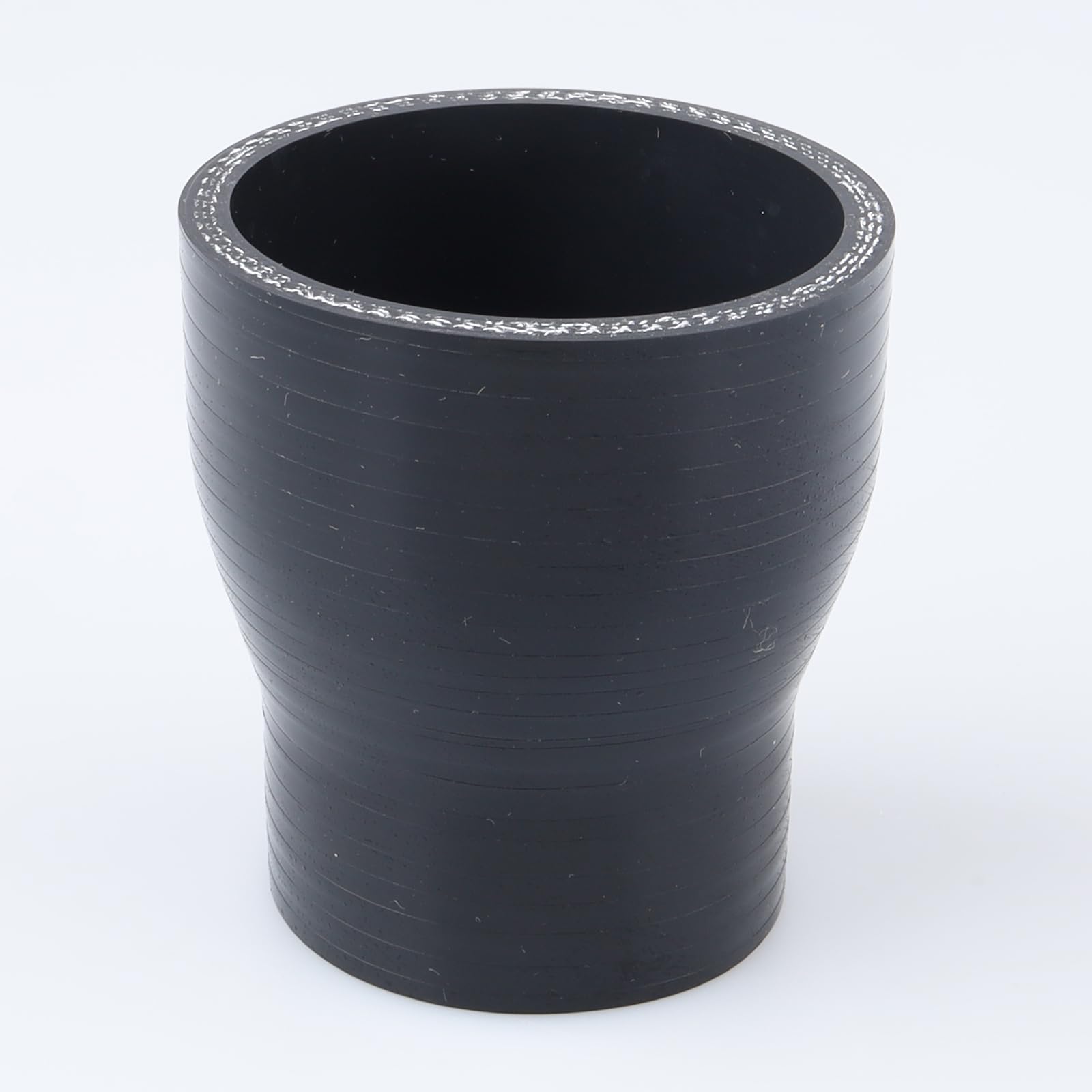Ac Performance Id 2.35'' To 1.75'' (60Mm To 45Mm) Silicone Hose Straight Reducer 3-Ply Reinforced Black, 3'' Length