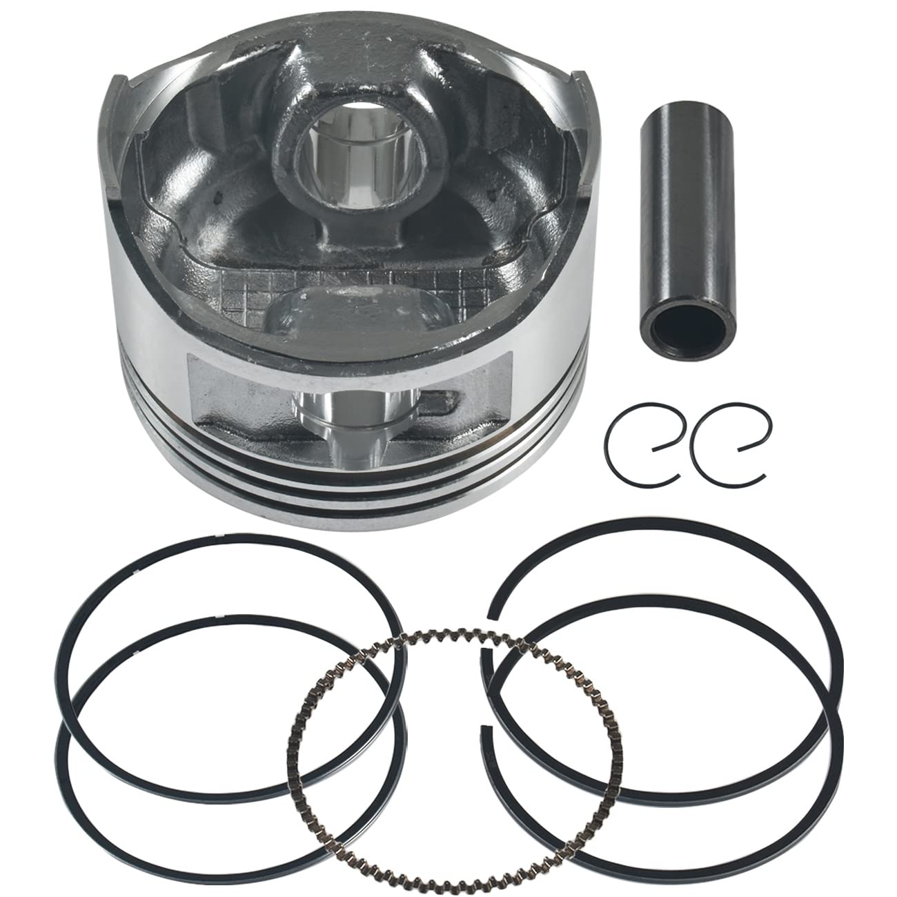 Sjvlxhi Piston And Rings Fit For Predator 212Cc 70Mm .570