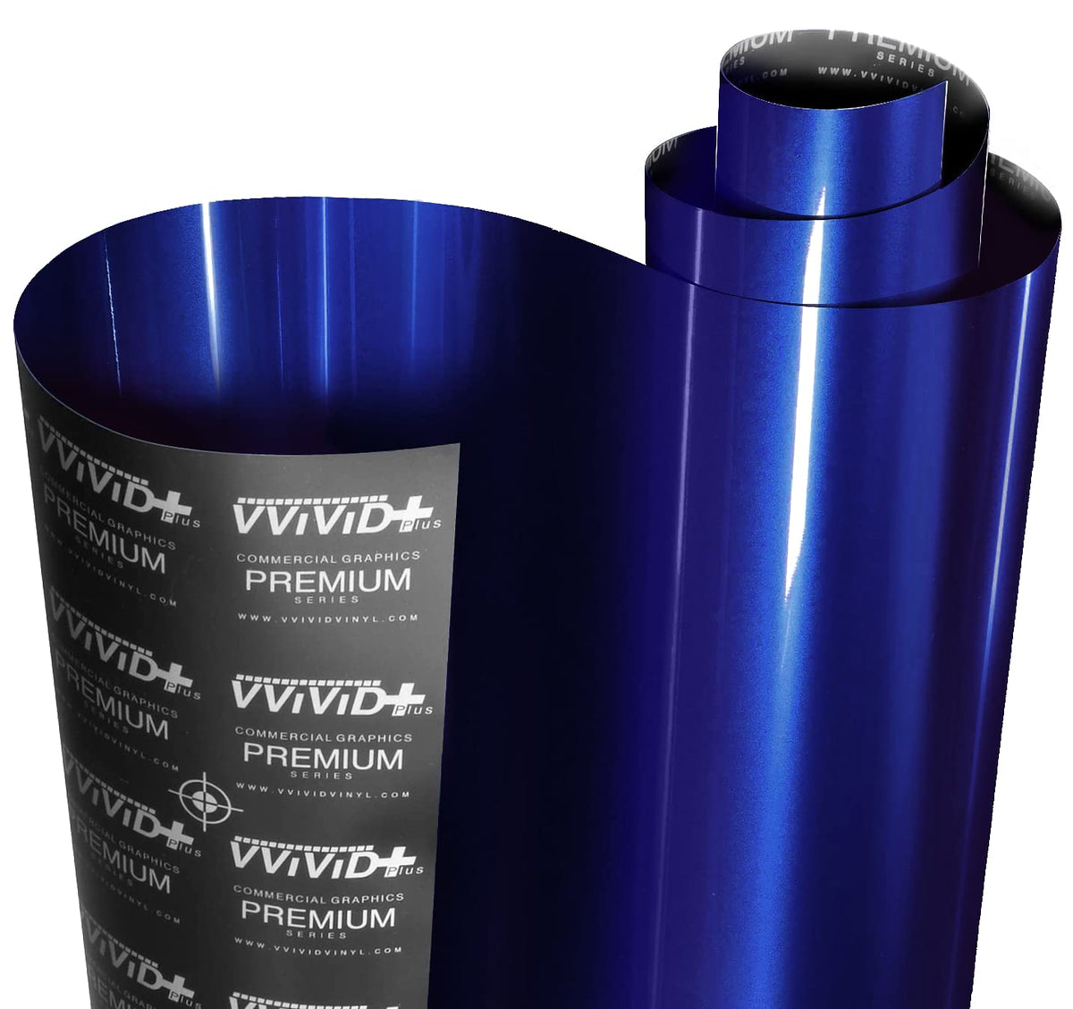 Vvivid+ Ultra Gloss Neptune Pearl Blue 1Ft X 5Ft Vinyl Car Wrap Premium Paint Replacement Film Roll With Nano Air Release, Stret