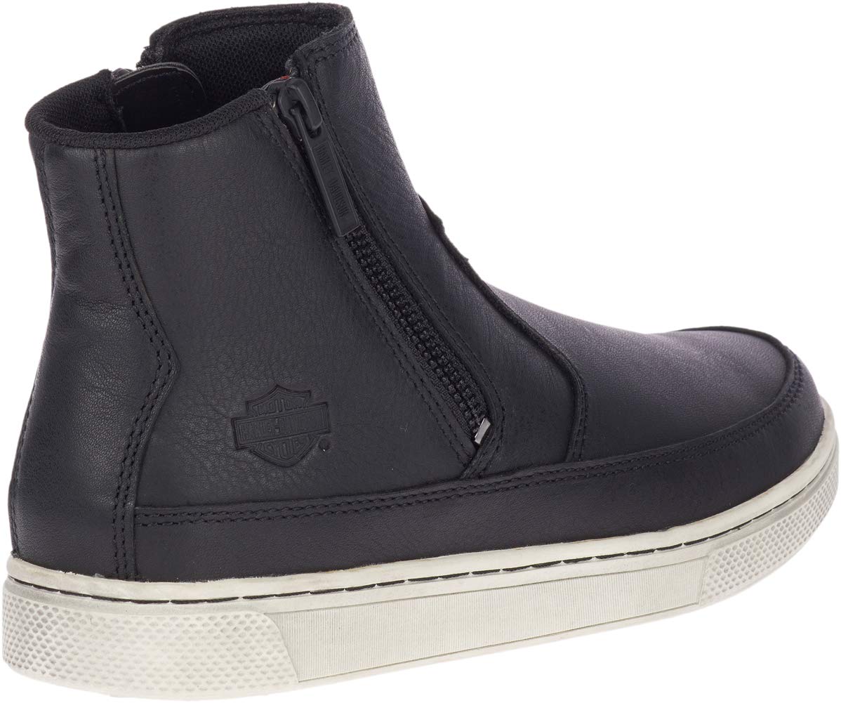 HARLEY-DAVIDSON FOOTWEAR Women's Silvana Motorcycle Boot, Black, 9