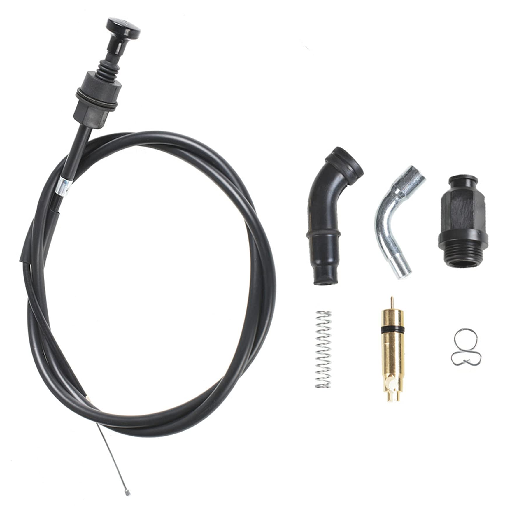 Carburetor Choke Cable & Valve Plunger Kit Replacement For Honda Foreman Rubicon 500 Trx 500 Cable Length 1.27M