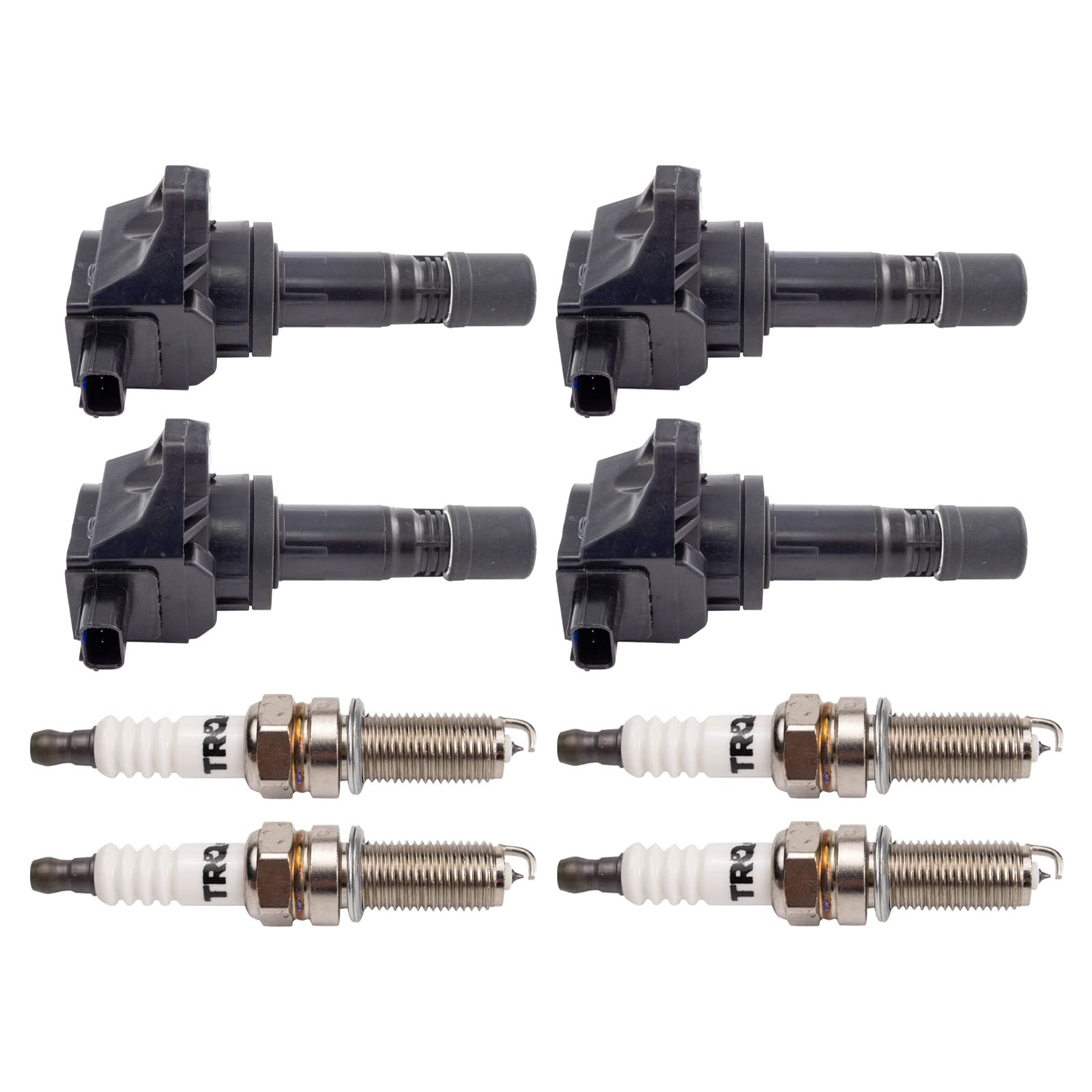 Trq Ignition Kit Ignition Coil Spark Plugs Compatible With 2013-2015 Acura Ilx 2012-2015 Honda Civic