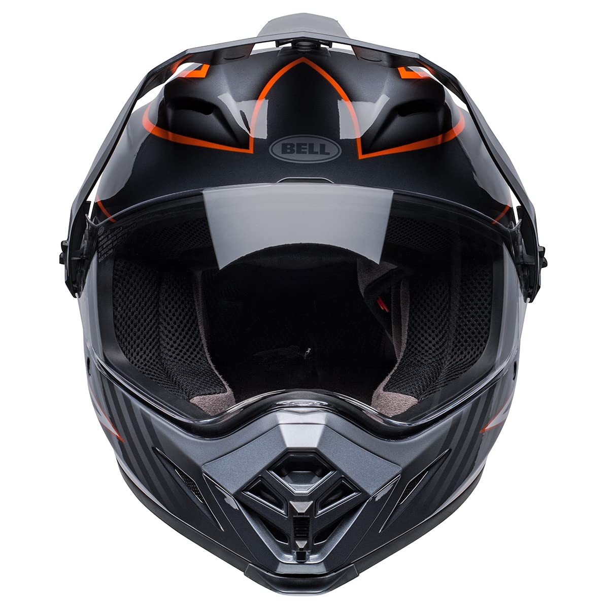 Bell Mx-9 Adventure Mips Dirt Helmet (Dalton Gloss Black/Orange - X-Large)