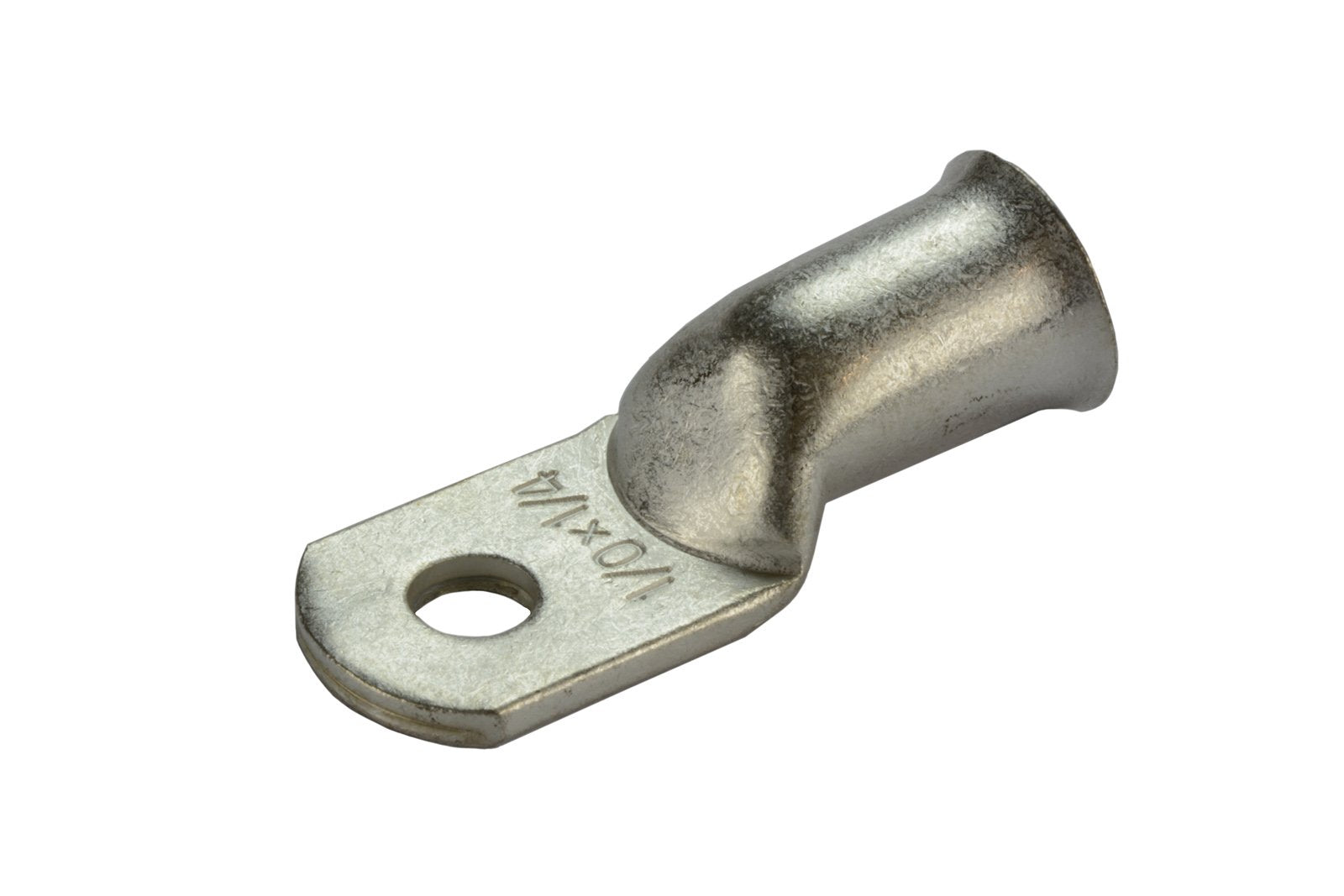 Temco 100 Pack Tinned Copper Welding Battery Cable Ends, Lugs Terminal 1/0 Awg 1/4'' Hole - Marine Grade (6 Awg To 1/0 Awg Optio