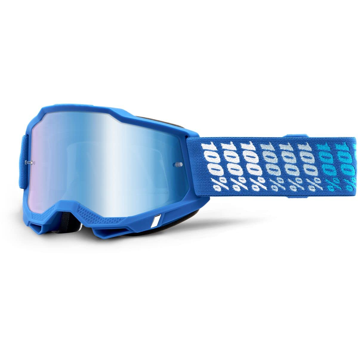 100 Percent Eyewear Accuri 2 Yarger With Mirror Blue Lens Motocross Goggles