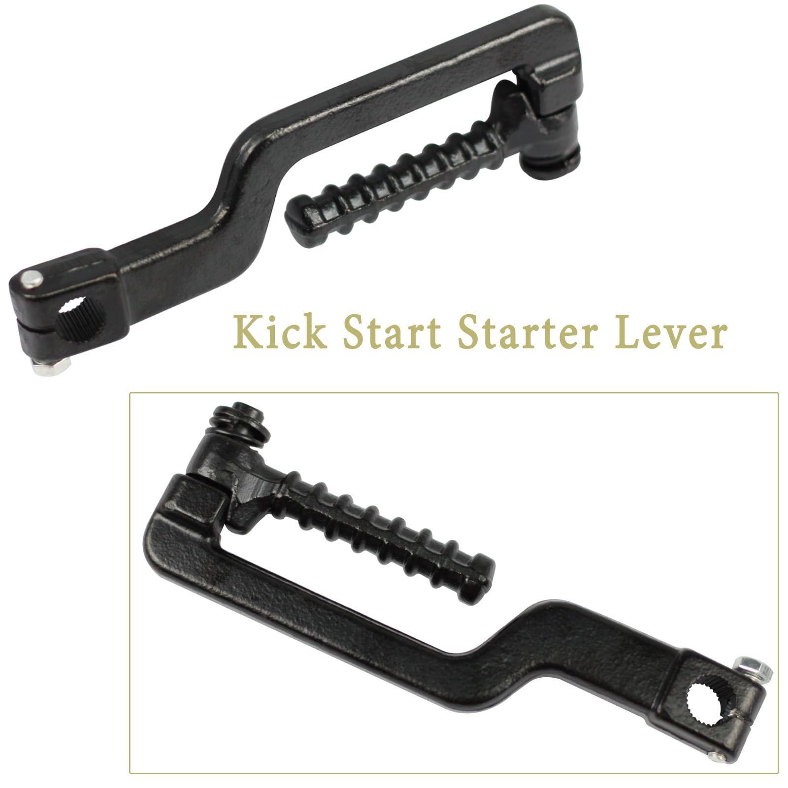 Start Gear Kick Start Gear Shaft Pedal Kit Replacement For Gy6 49Cc 50Cc 139Qmb Engine Moped Atv Scooters Roketa Taotao Jonway