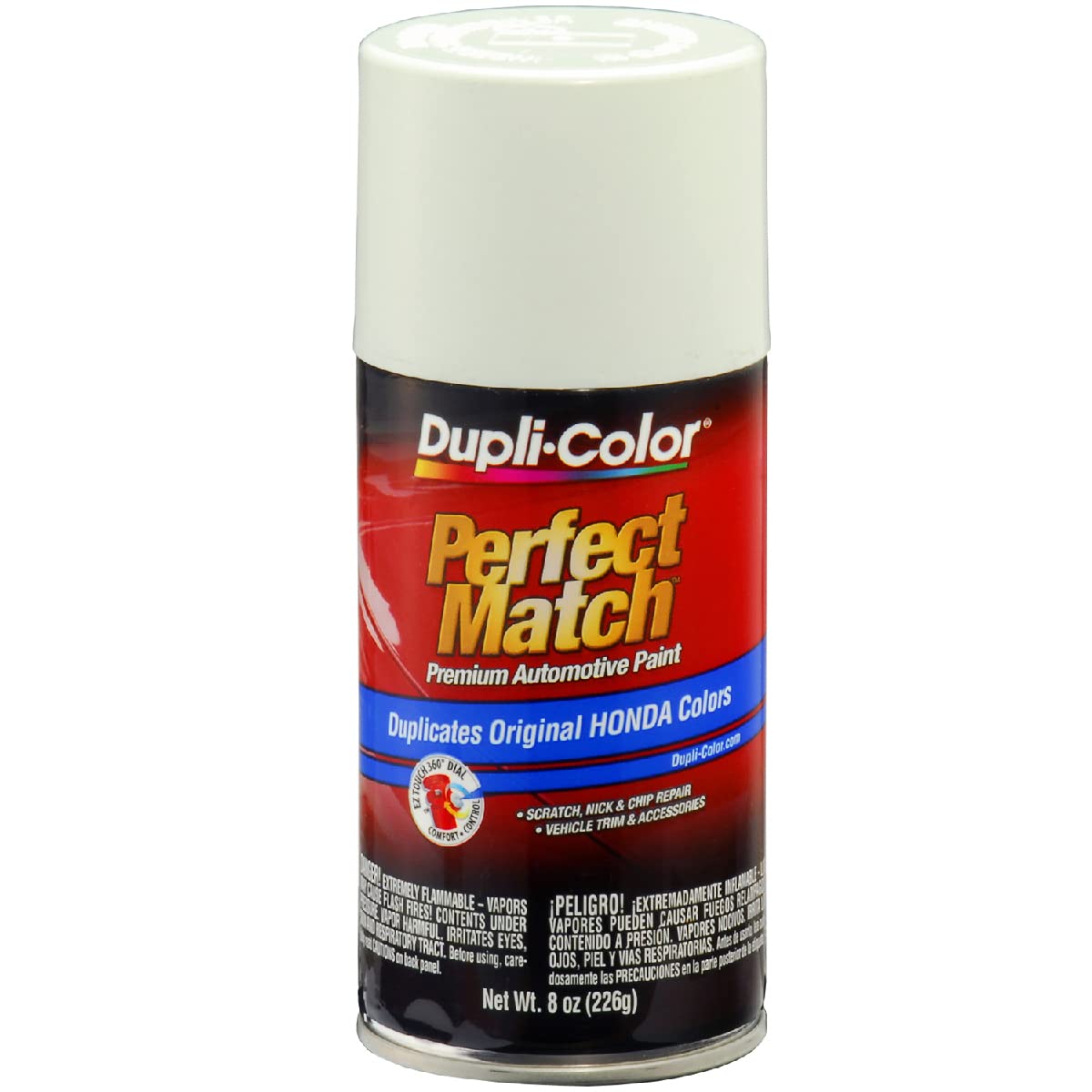 Dupli-Color Ebha09787 Perfect Match Automotive Spray Paint – Honda Taffeta White, Nh578 – 8 Oz. Aerosol Can