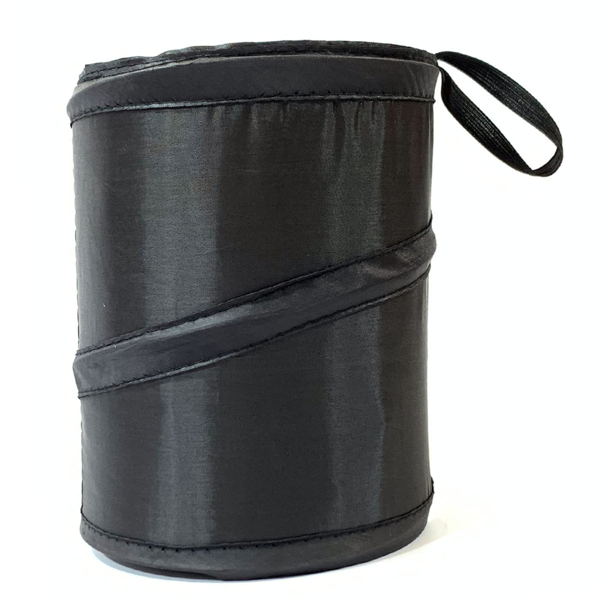 Kitbest Car Trash Can, Leak Proof Garbage Bin, Collapsible Pop-Up Water Proof Bag, Portable Waste Basket Bin, Rubbish Bin (Black