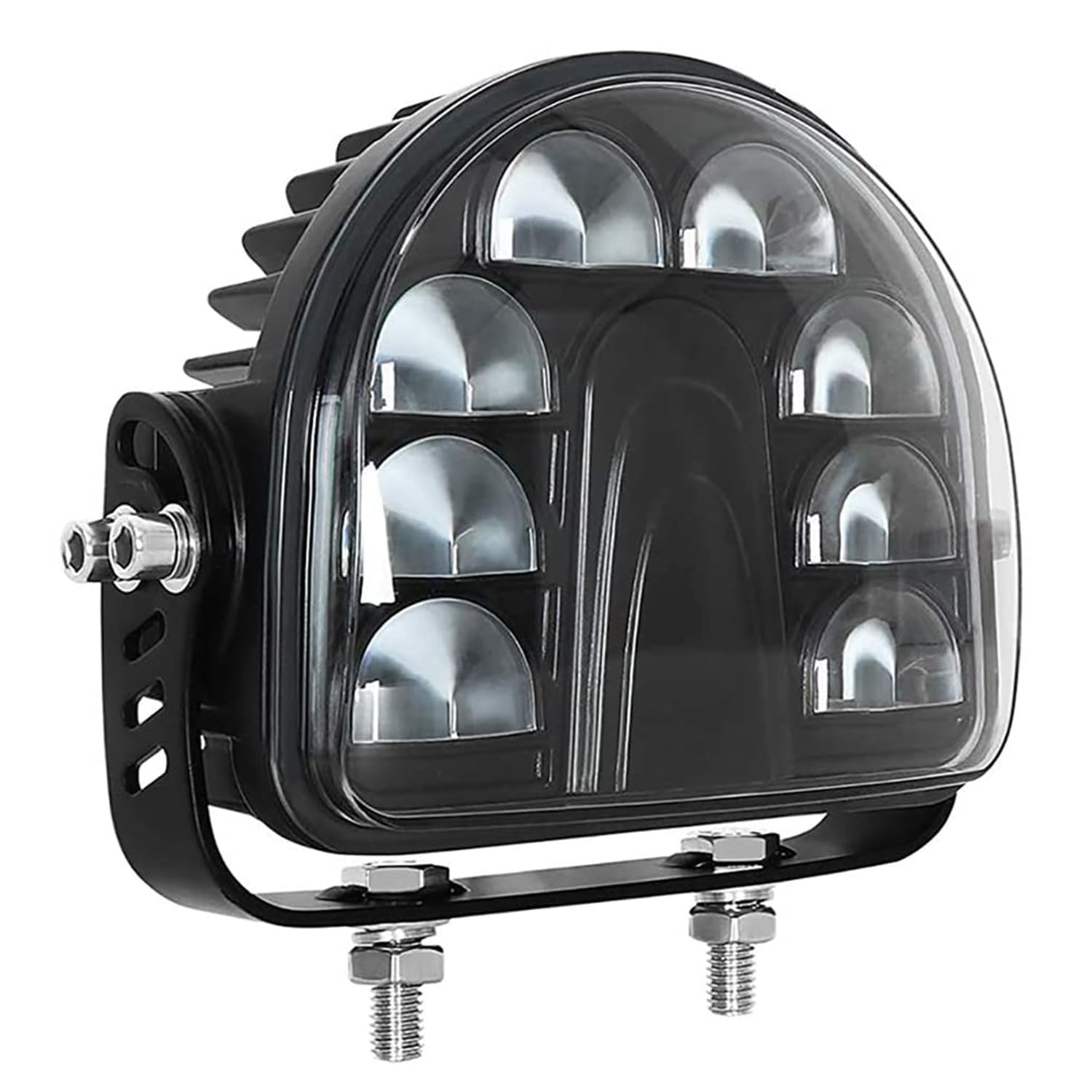 Fuguang 5.4Inch LED Forklift Arch Safety Light Red 25W DC10-80V Arc Zone Safety lights 1PCS