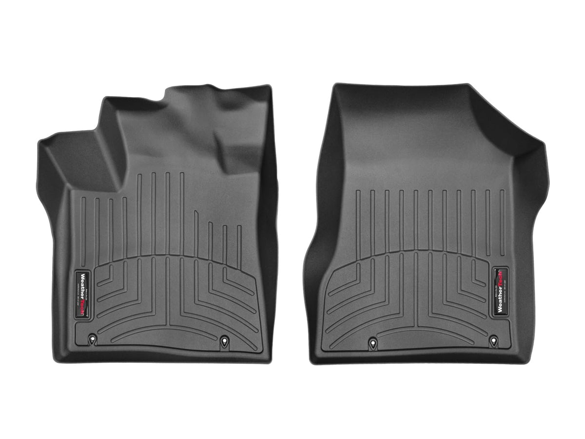WeatherTech Custom Fit FloorLiners for Nissan Murano - 1st Row (447561), Black