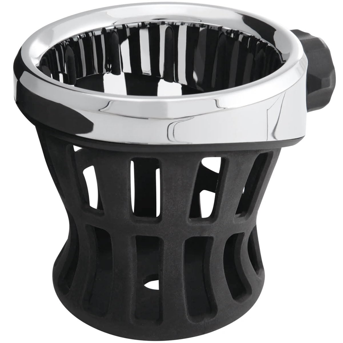 Ciro Drink Holder Perch Mount Chrome Plated And Rubber, Chrome Finish 50410
