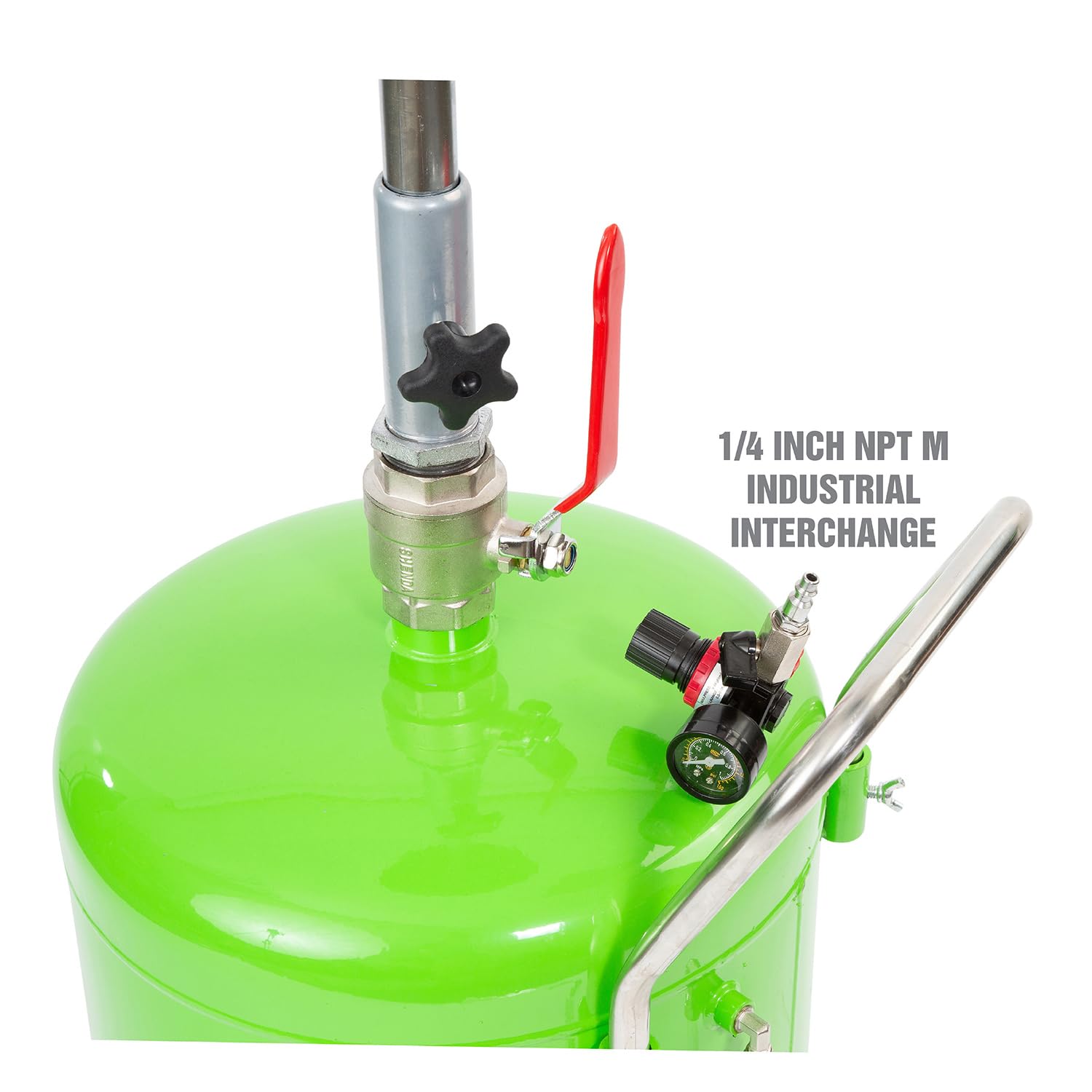 OEMTOOLS 87042 18 Gallon Portable Oil Lift Drain, Waste Oil Drain with Steel Waste Oil Container, Oil Changing, Oil Dolly for Mo