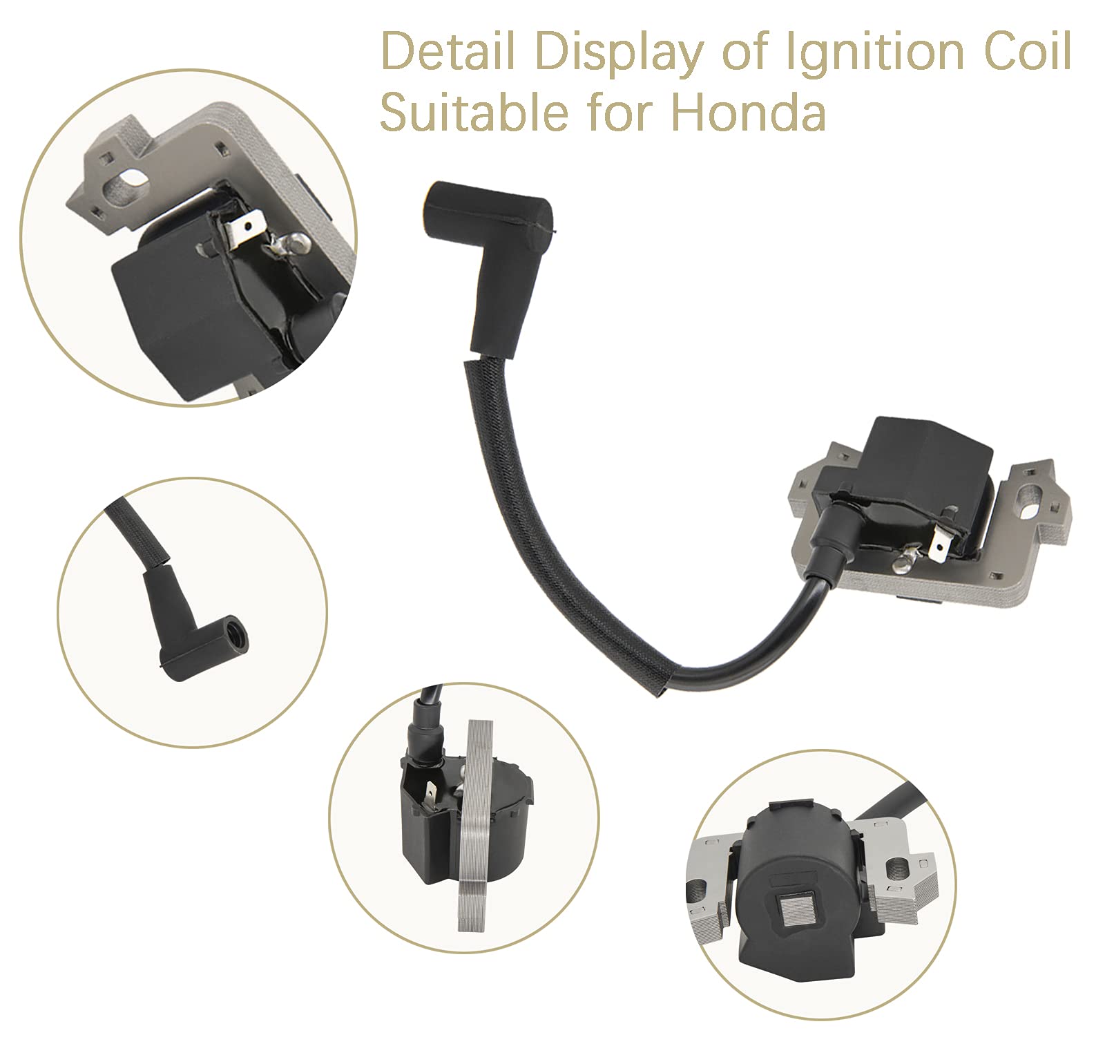 Gcv160 Ignition Coil, Gcv160 Coil 30500-Z0J-004 For Honda Gcv190 Gcv160 Gcv135 Gsv160 Gsv190 Gc160 Coil Module Fits Hrs216 Hrb21