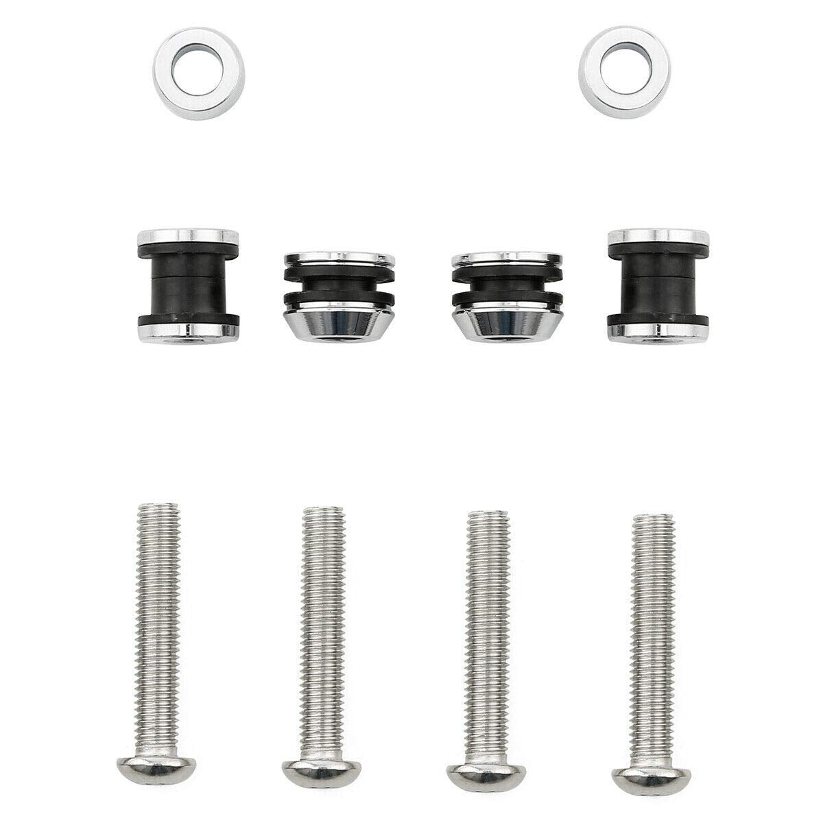 Tcmi H-D Quick Release Kit 52300285 Sissy Bar Detachable Two-Up Luggage Rack Docking Hardware Fit For Harley Street Xg500 750 2015-2020