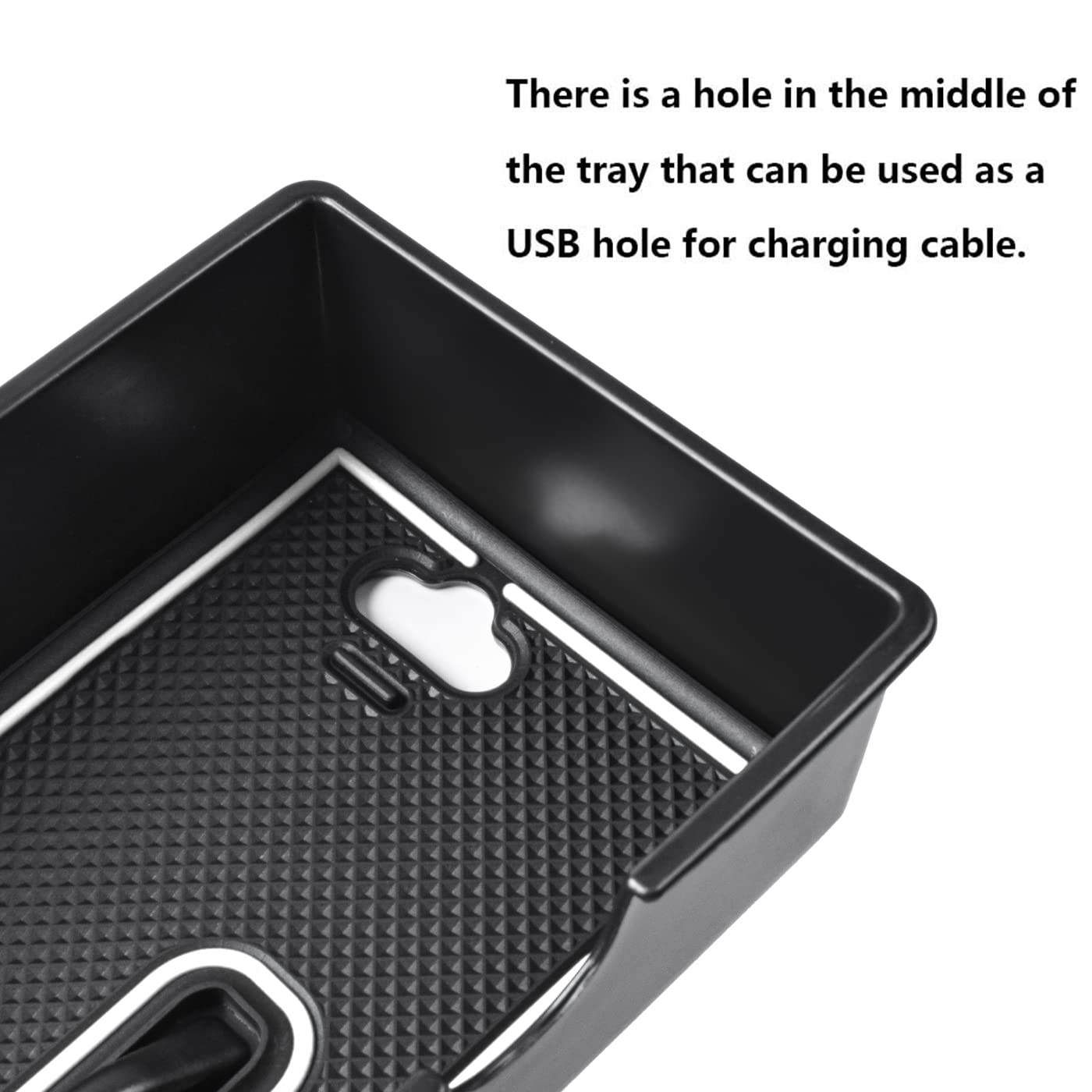 Edbetos Center Console Organizer Tray Compatible With Jeep Renegade Accessories 2015-2019 2020 2021 2022 Armrest Glove Box Secon